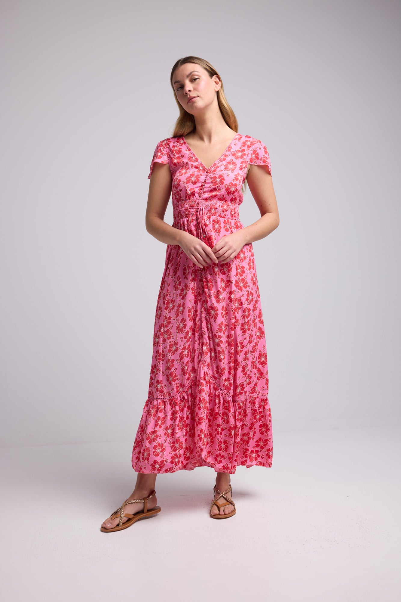 ROBE MILA/PINK RED P 4001