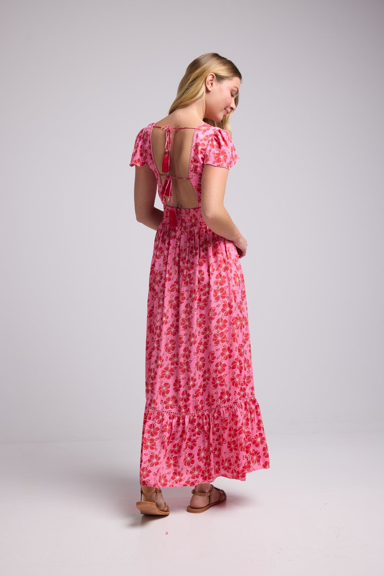 ROBE MILA/PINK RED P 4001