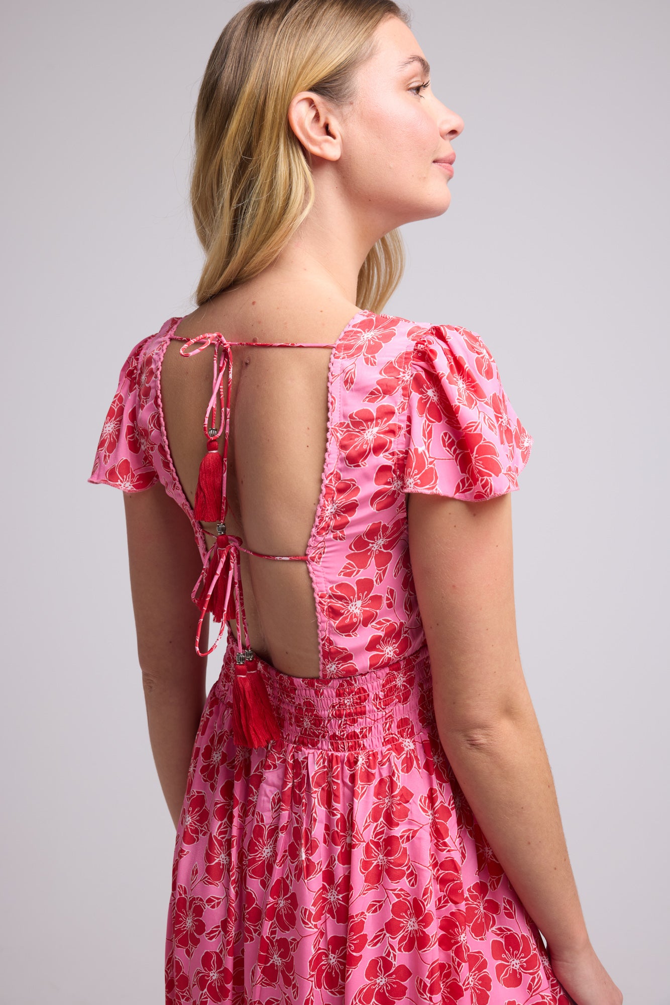 ROBE MILA/PINK RED P 4001