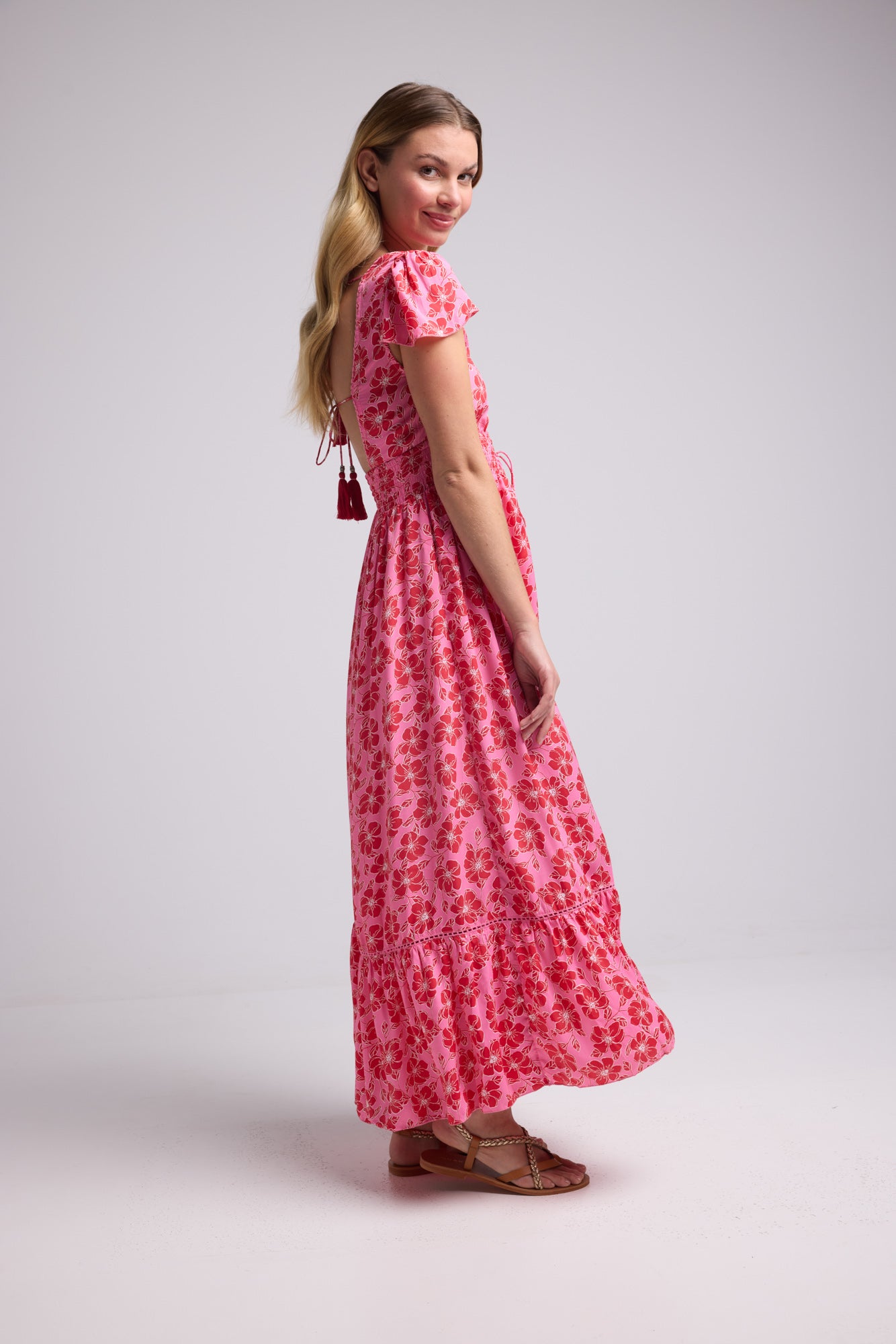 ROBE MILA/PINK RED P 4001