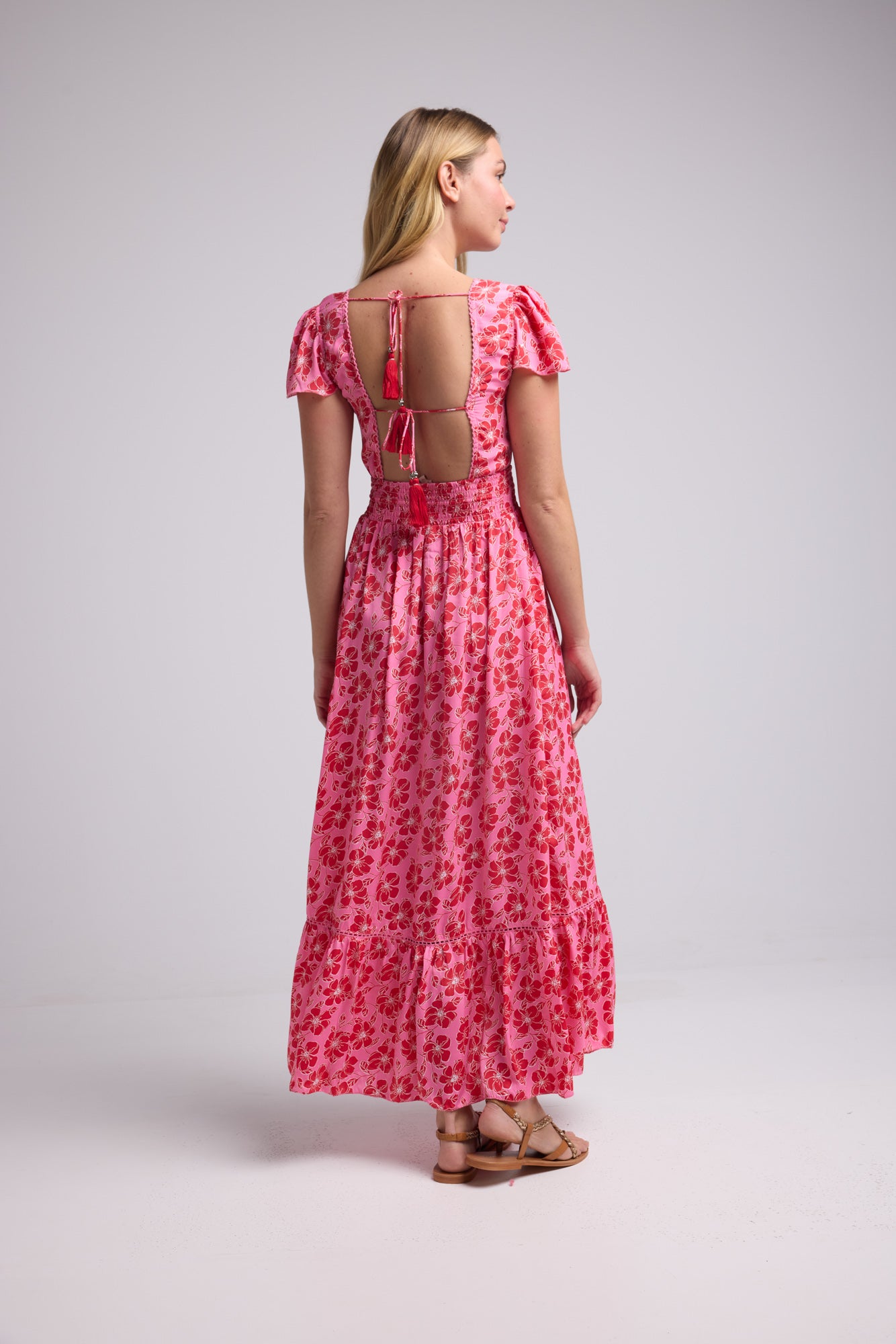 ROBE MILA/PINK RED P 4001