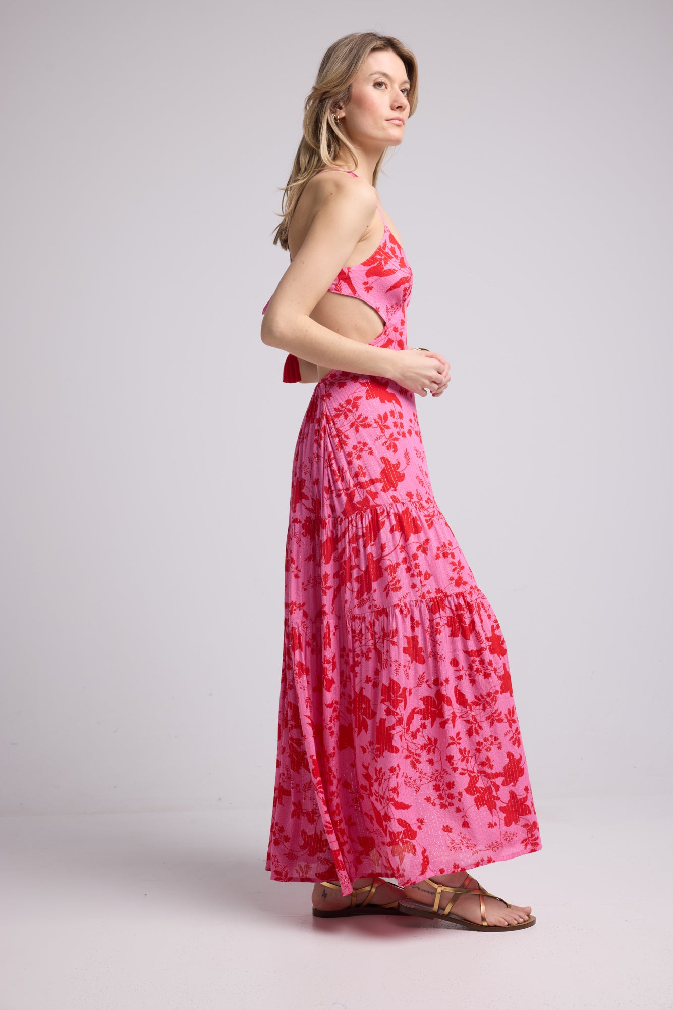 ROBE MIRA P821 ROSE ROUGE