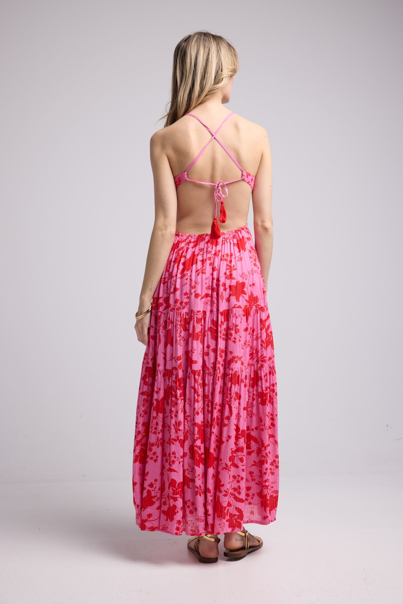 ROBE MIRA P821 ROSE ROUGE