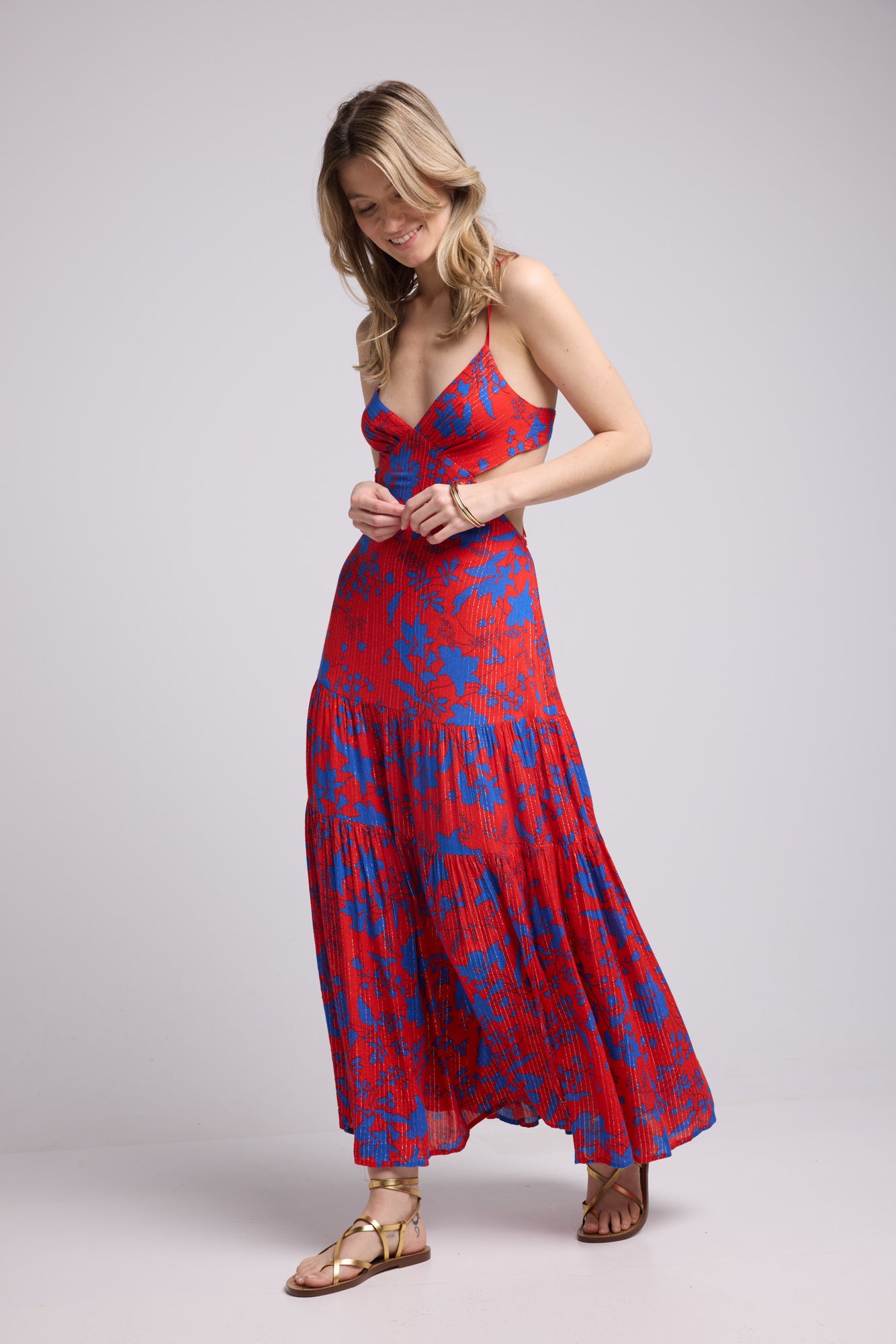 ROBE MIRA RED BLUE P821