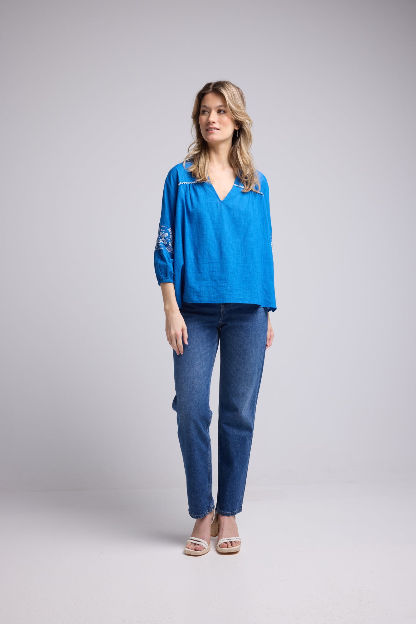 BLOUSE NONO/BLEU