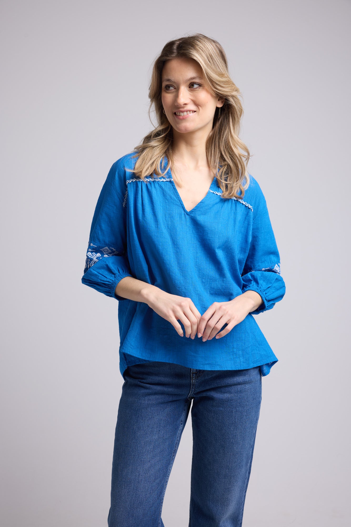 BLOUSE NONO/BLEU
