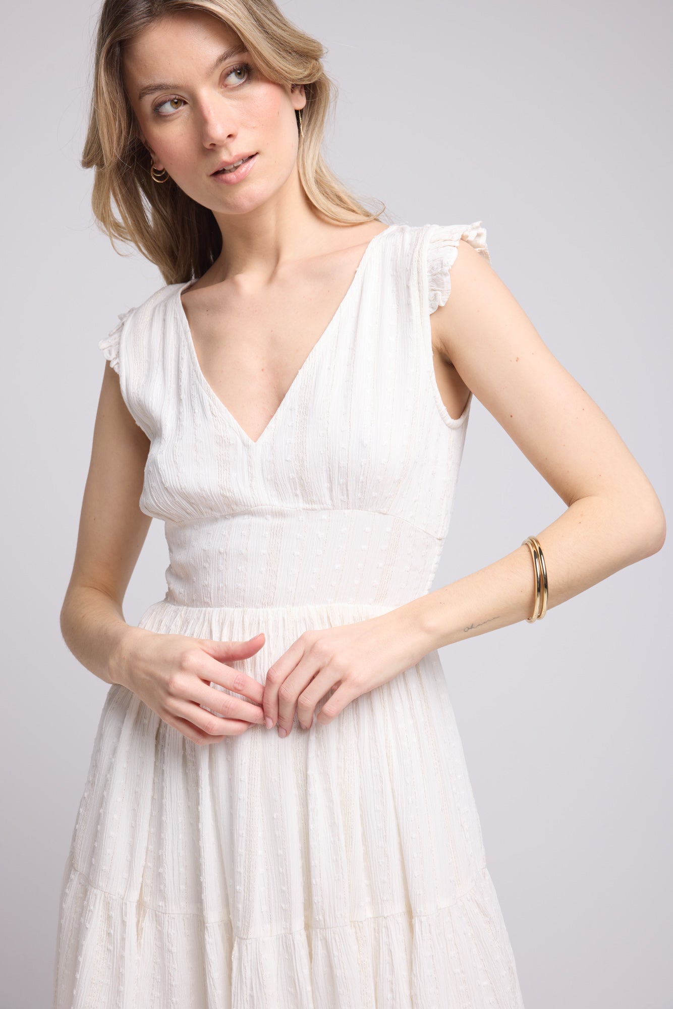 ROBE NUTTY OFF WHITE