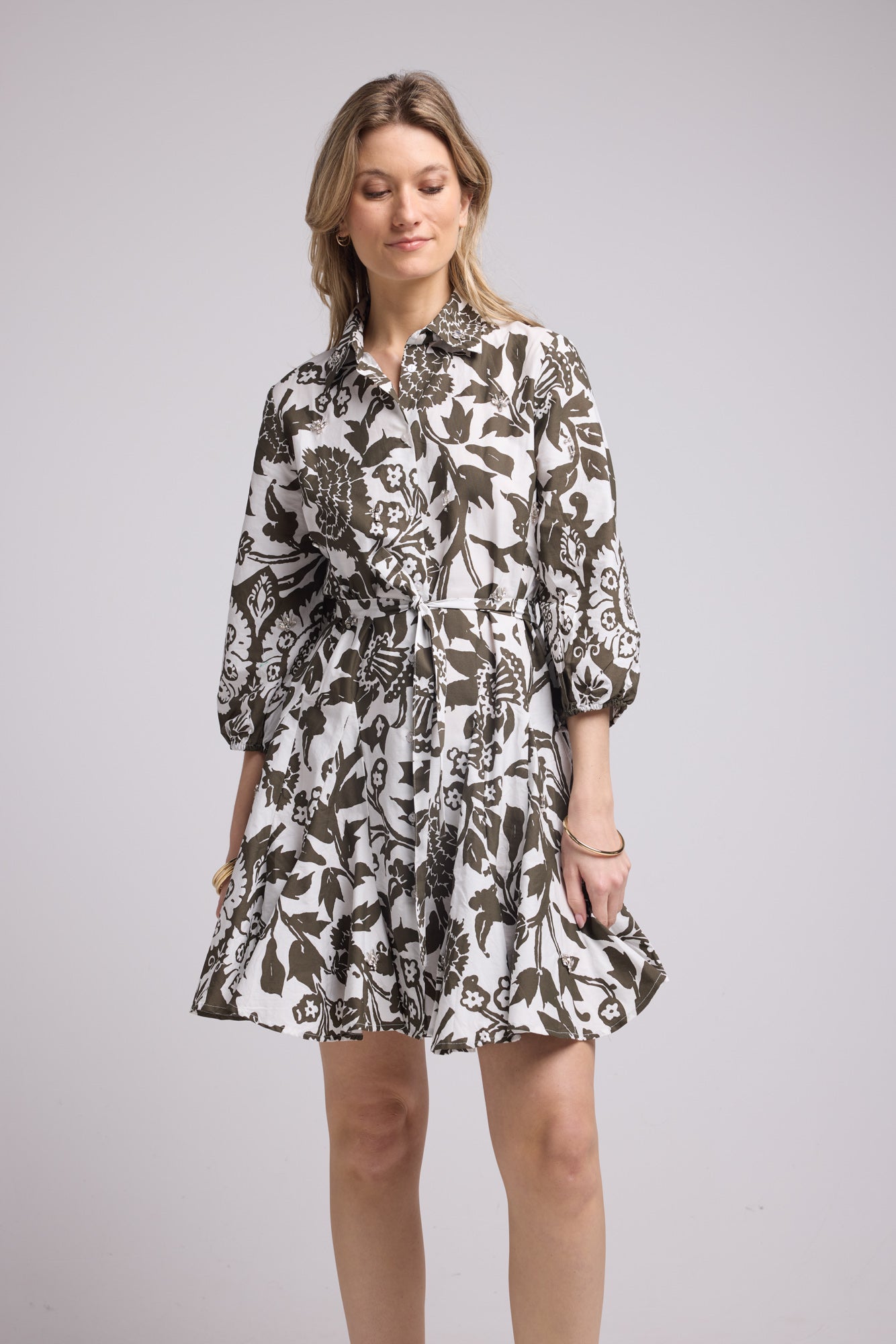 ROBE OLGA/KHAKI P309