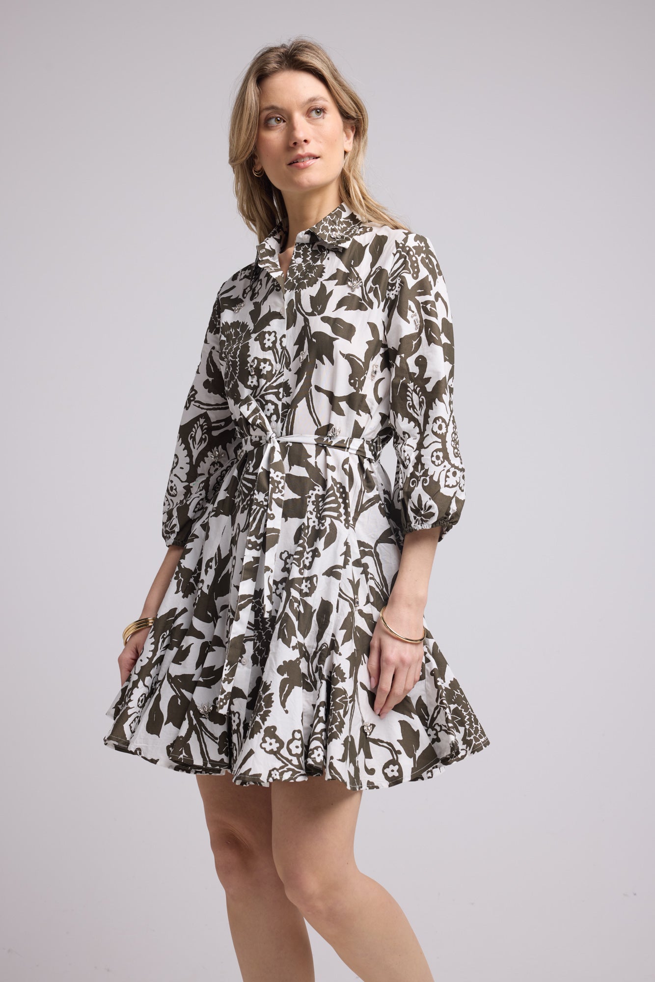 ROBE OLGA/KHAKI P309
