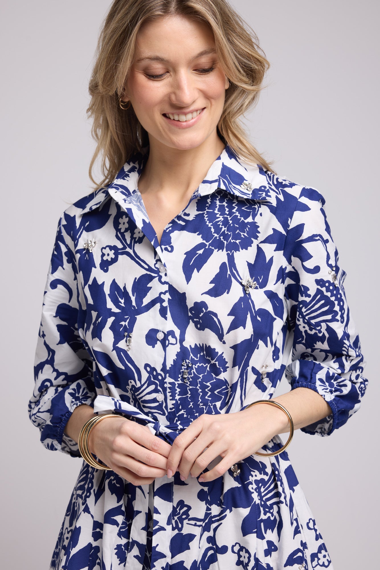 ROBE OLGA/NAVY P309