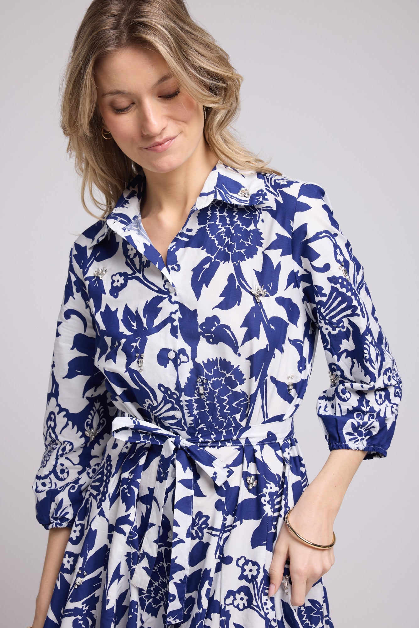 ROBE OLGA/NAVY P309