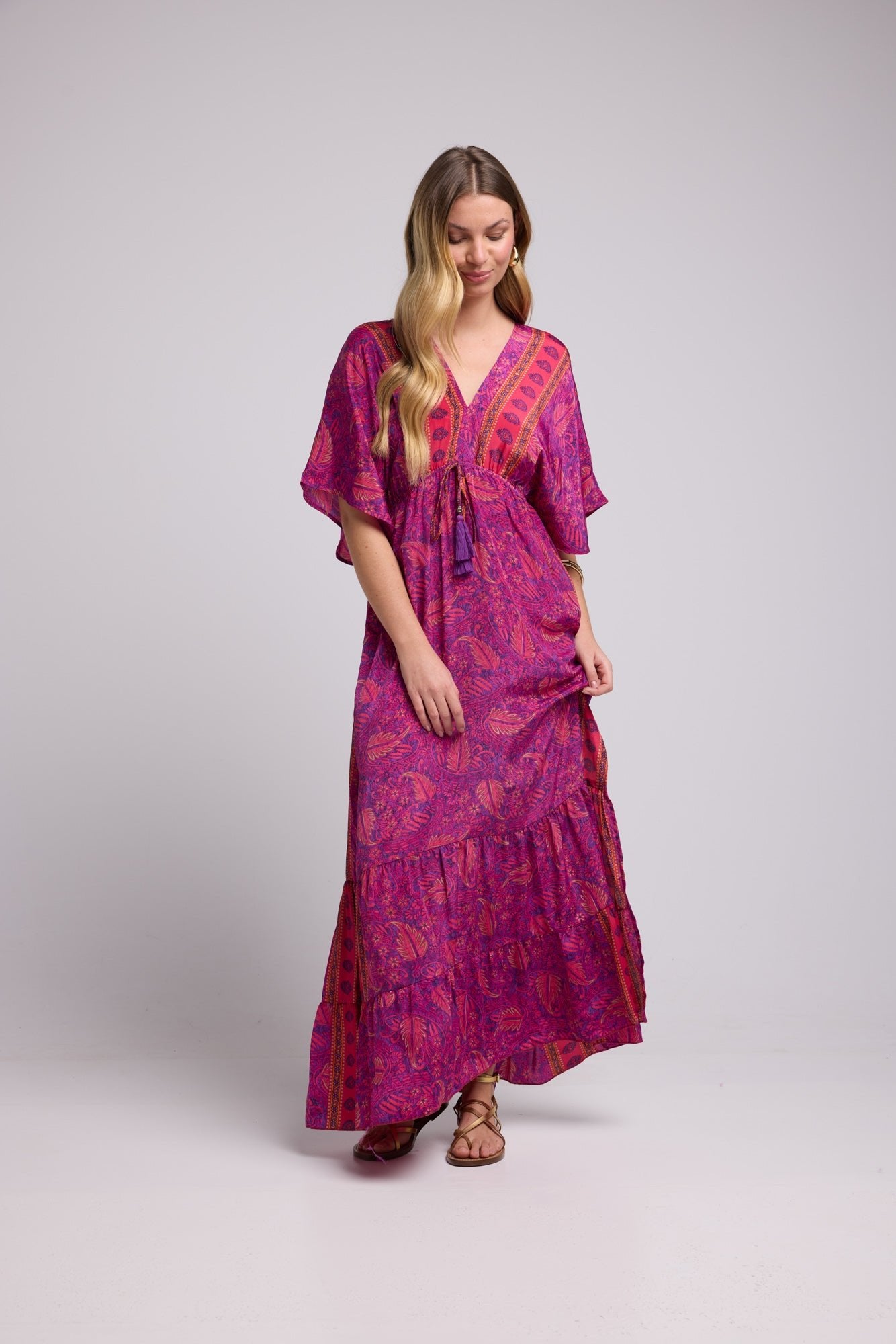 ROBE PALMAS VIOLET P3010
