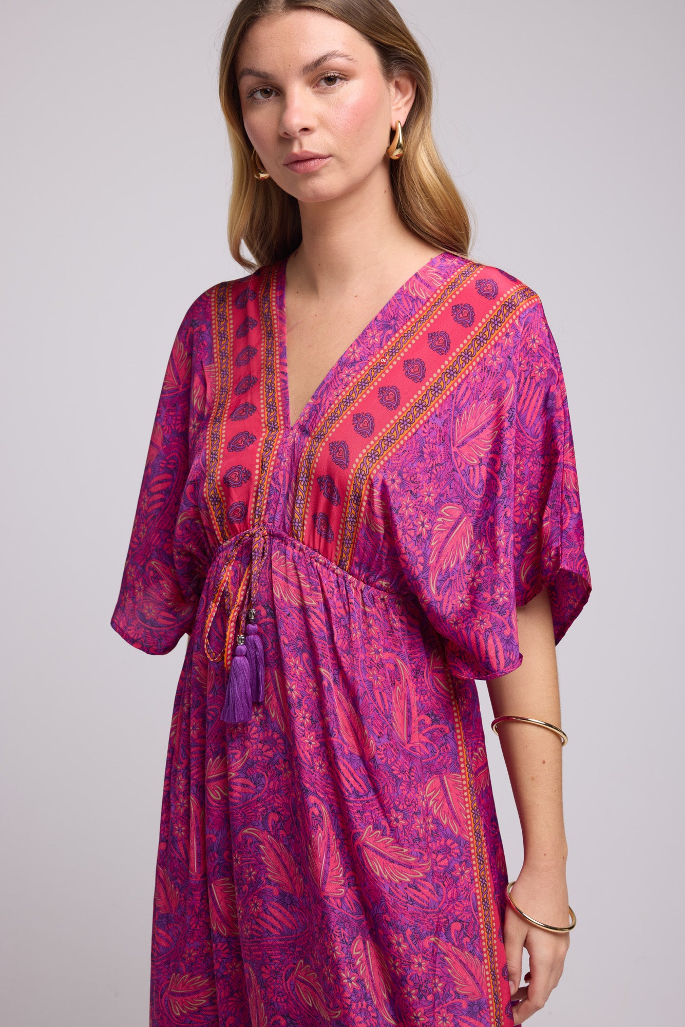 ROBE PALMAS VIOLET P3010