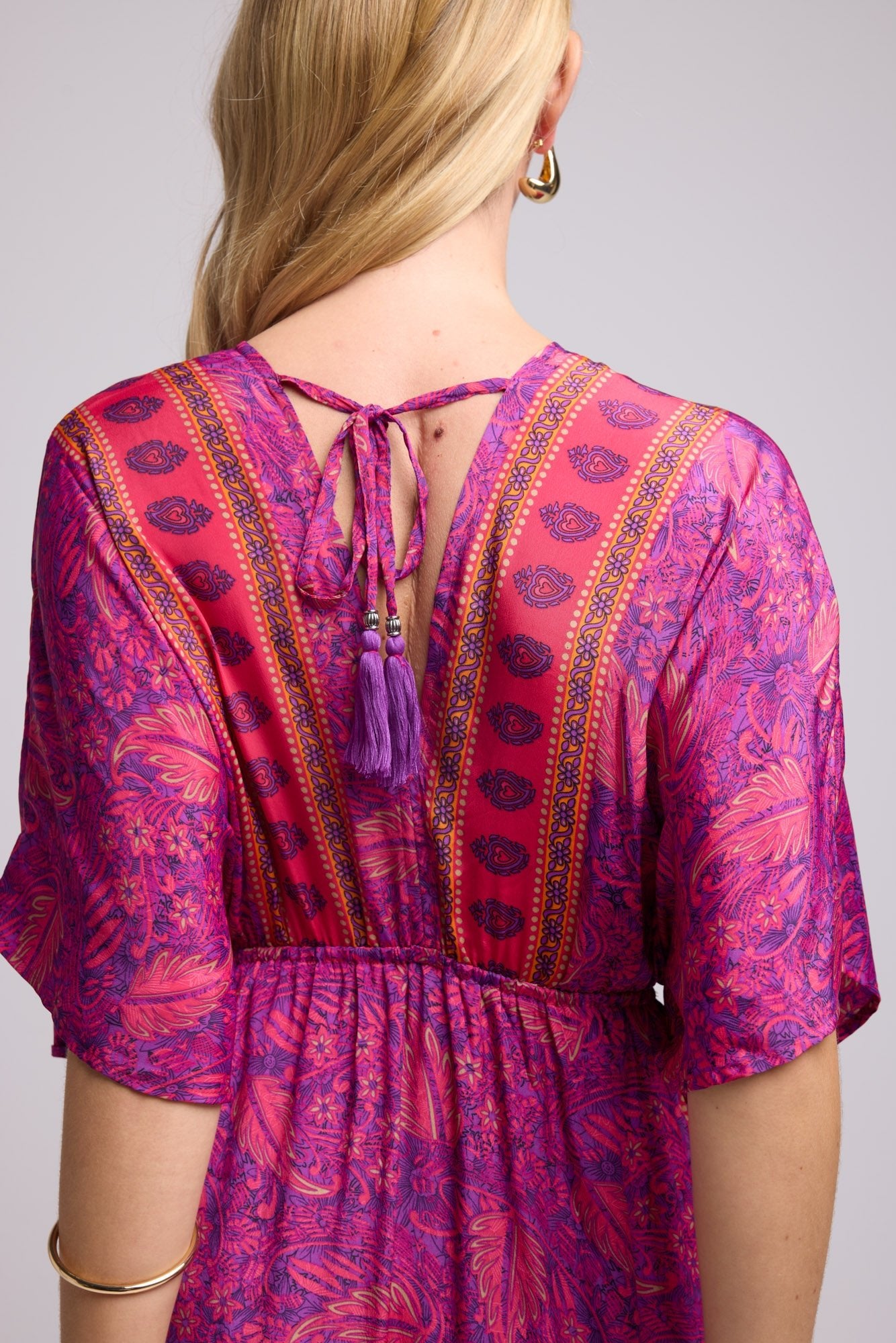 ROBE PALMAS VIOLET P3010