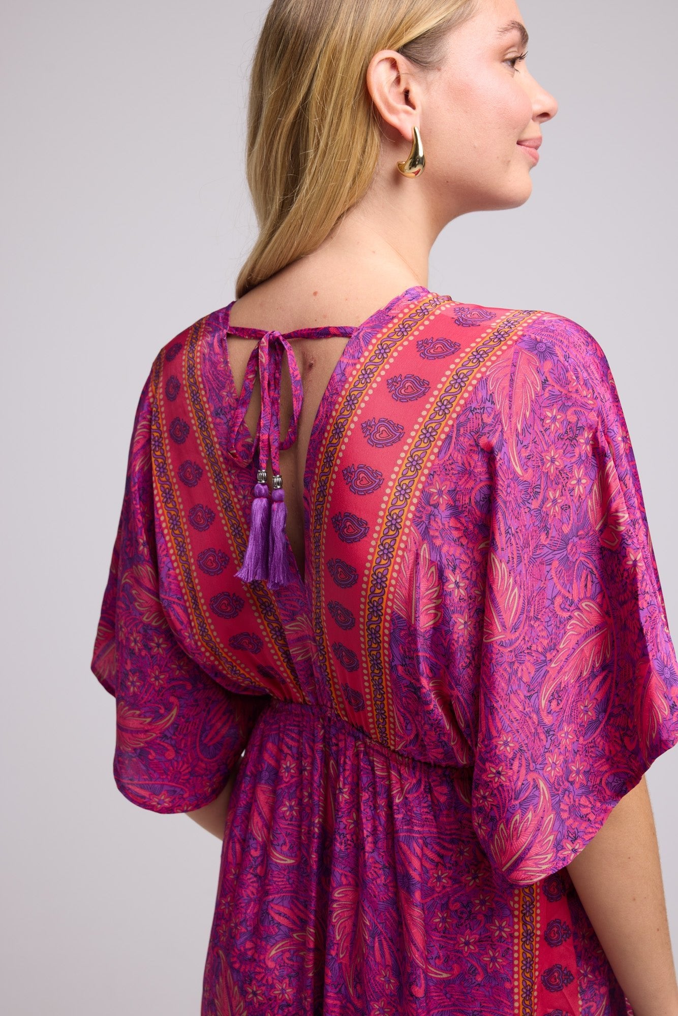 ROBE PALMAS VIOLET P3010