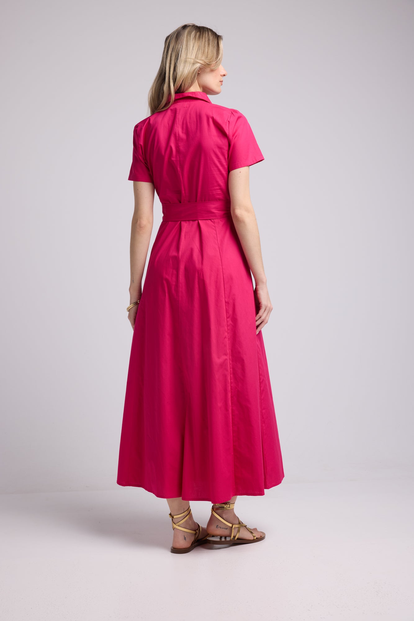 ROBE PATY BRIGHT FUSHIA