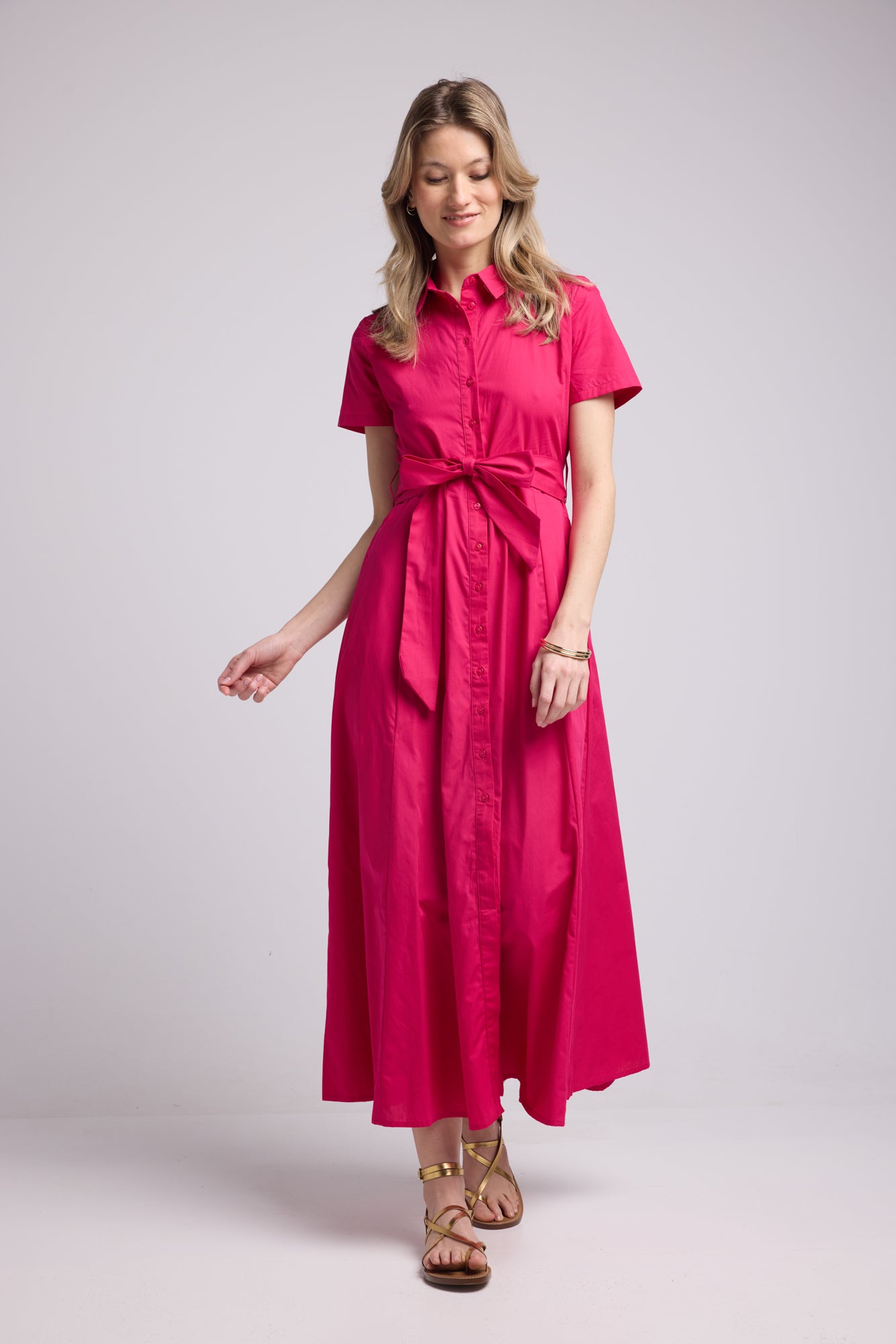 ROBE PATY BRIGHT FUSHIA