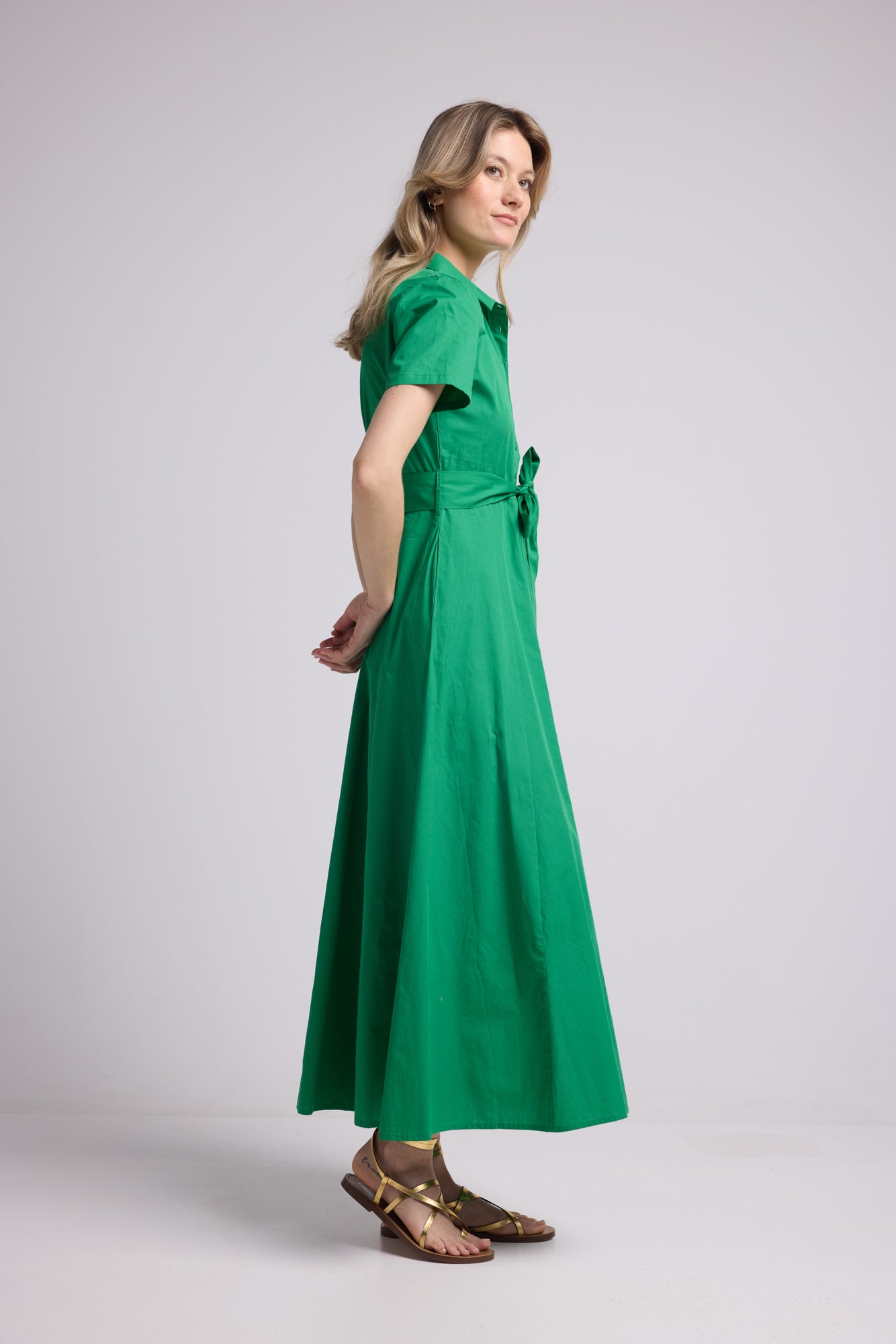 ROBE PATY BRIGHT GREEN