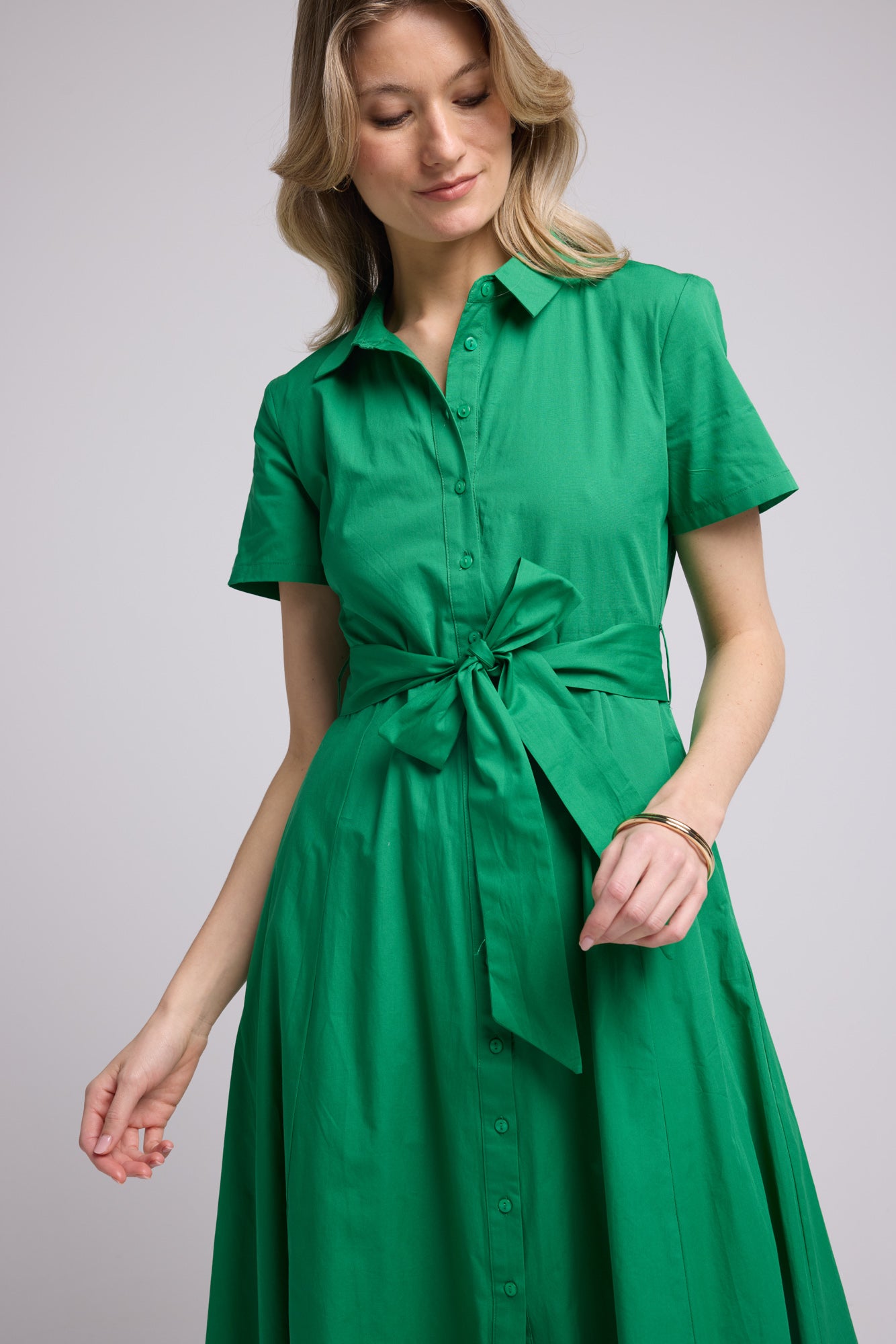 ROBE PATY BRIGHT GREEN
