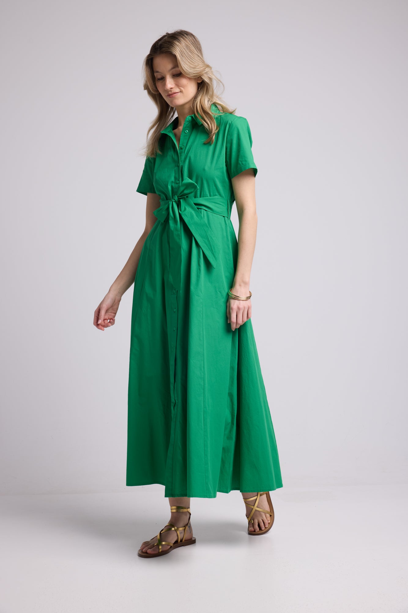 ROBE PATY BRIGHT GREEN