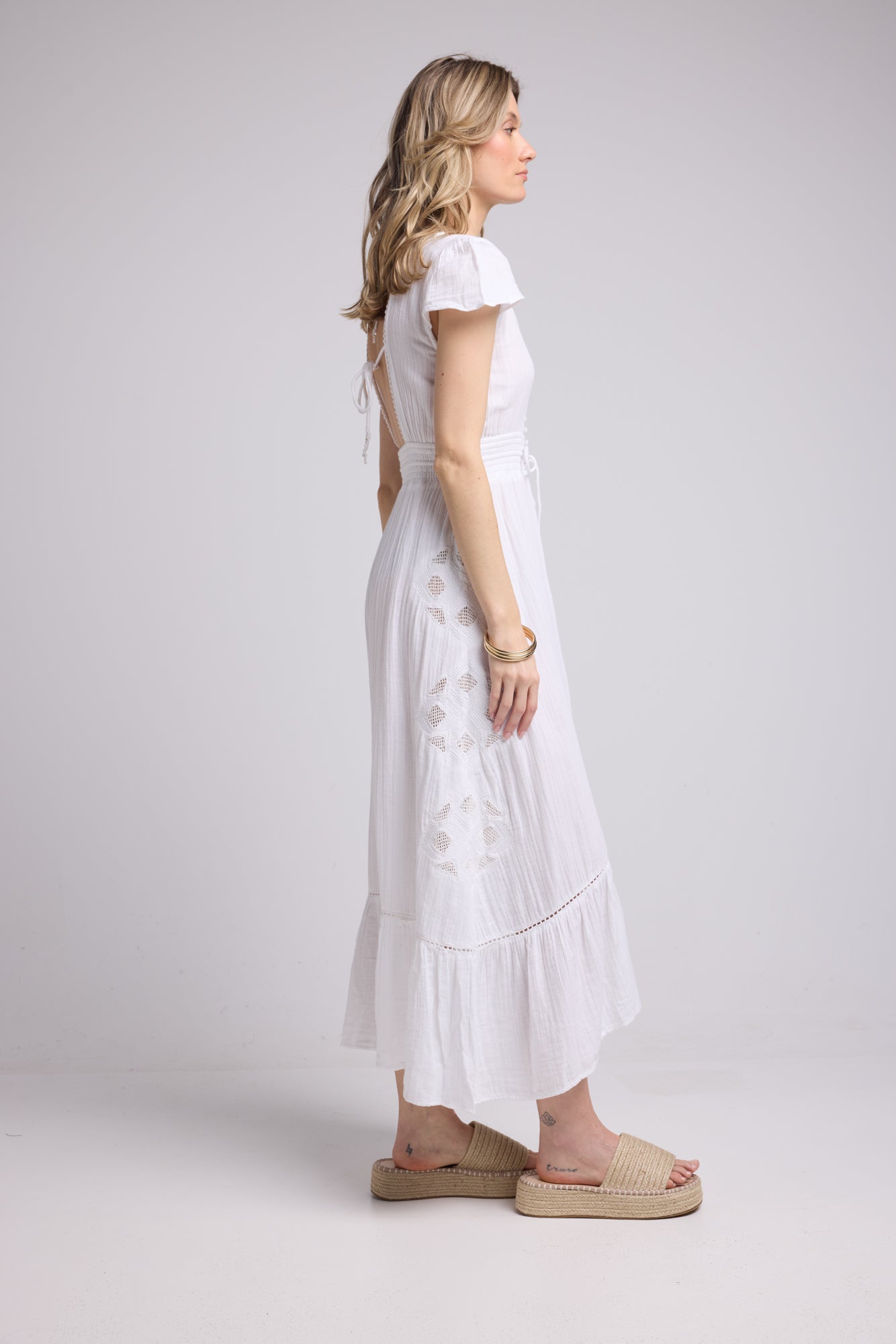 ROBE PENELOPPE/BLANC