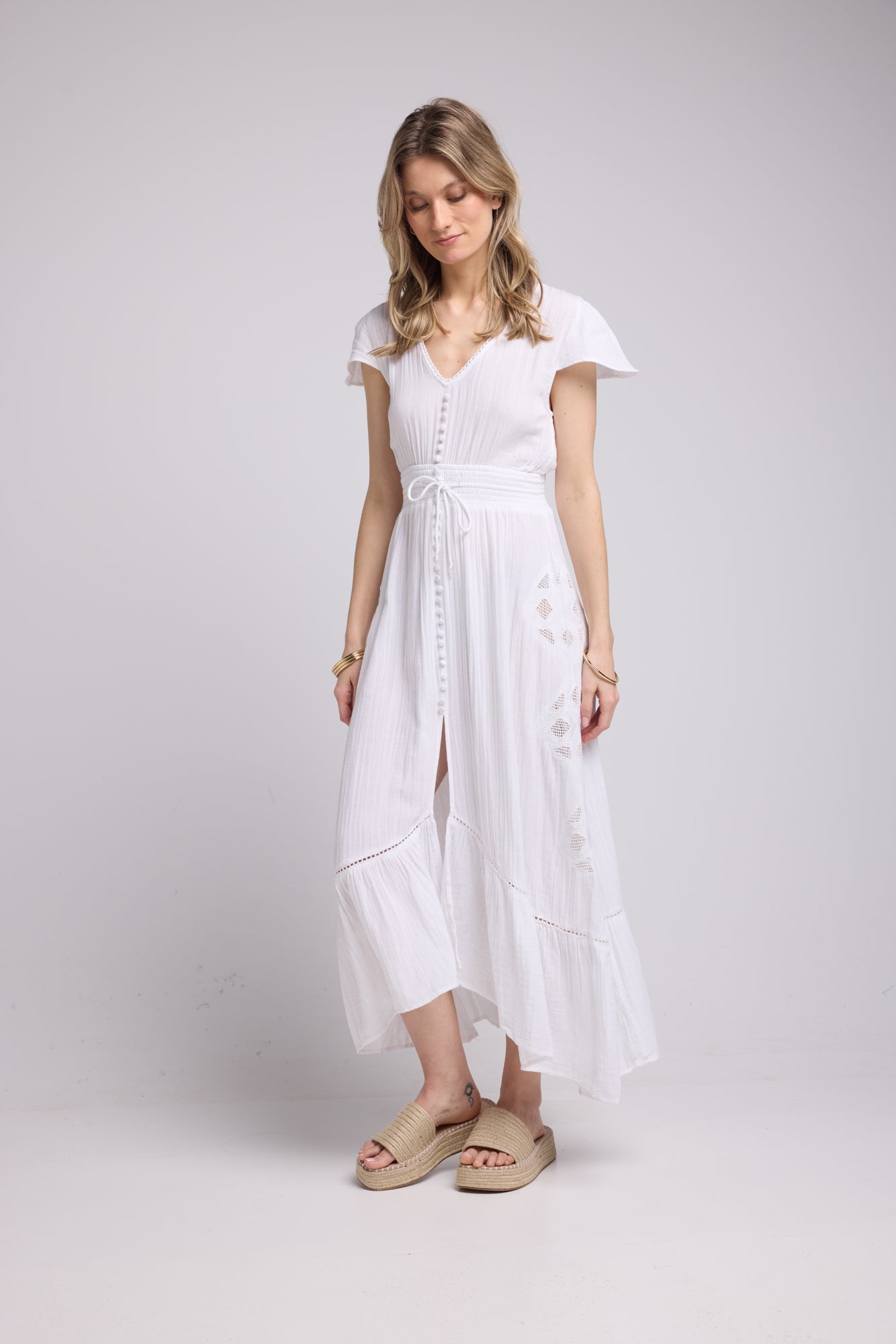 ROBE PENELOPPE/BLANC