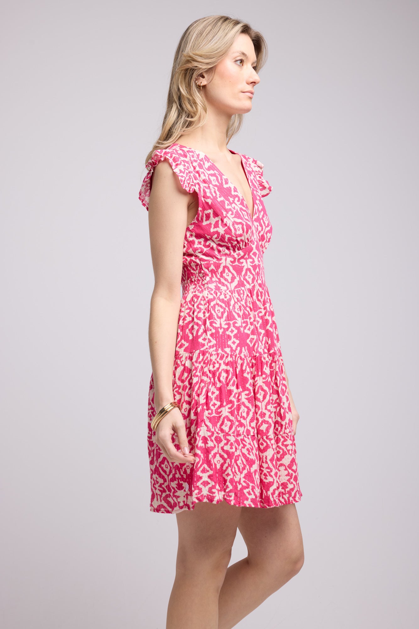 ROBE PENNY SHORT FUSHIA P822