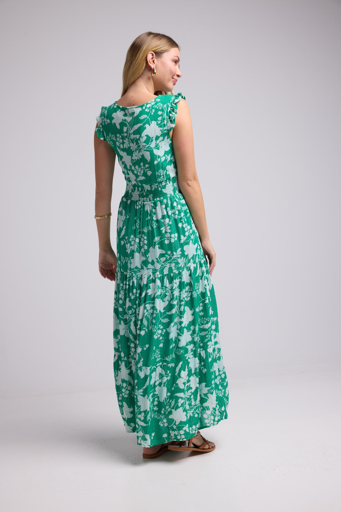 ROBE PENNY LONG/GREEN P816