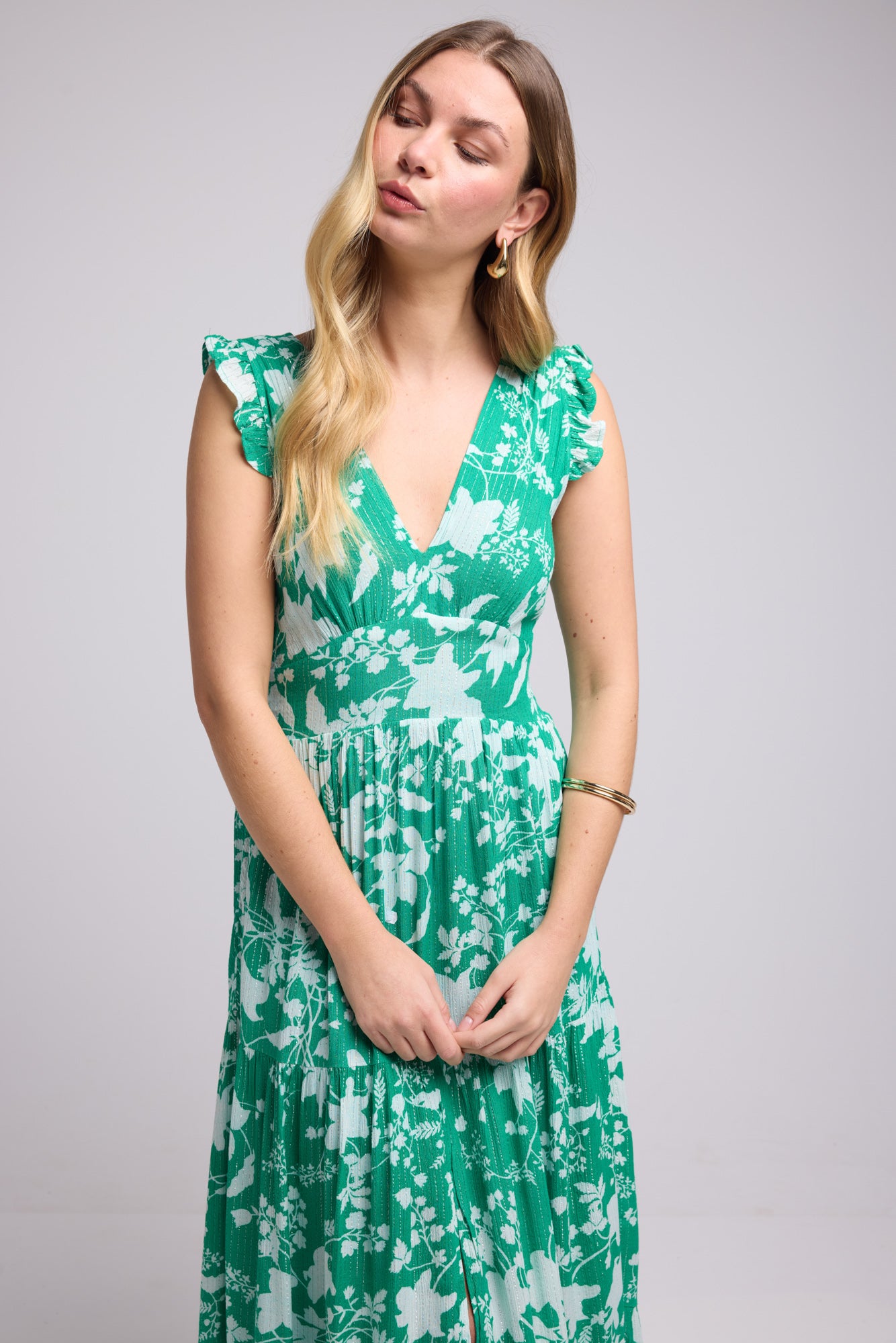 ROBE PENNY LONG/GREEN P816