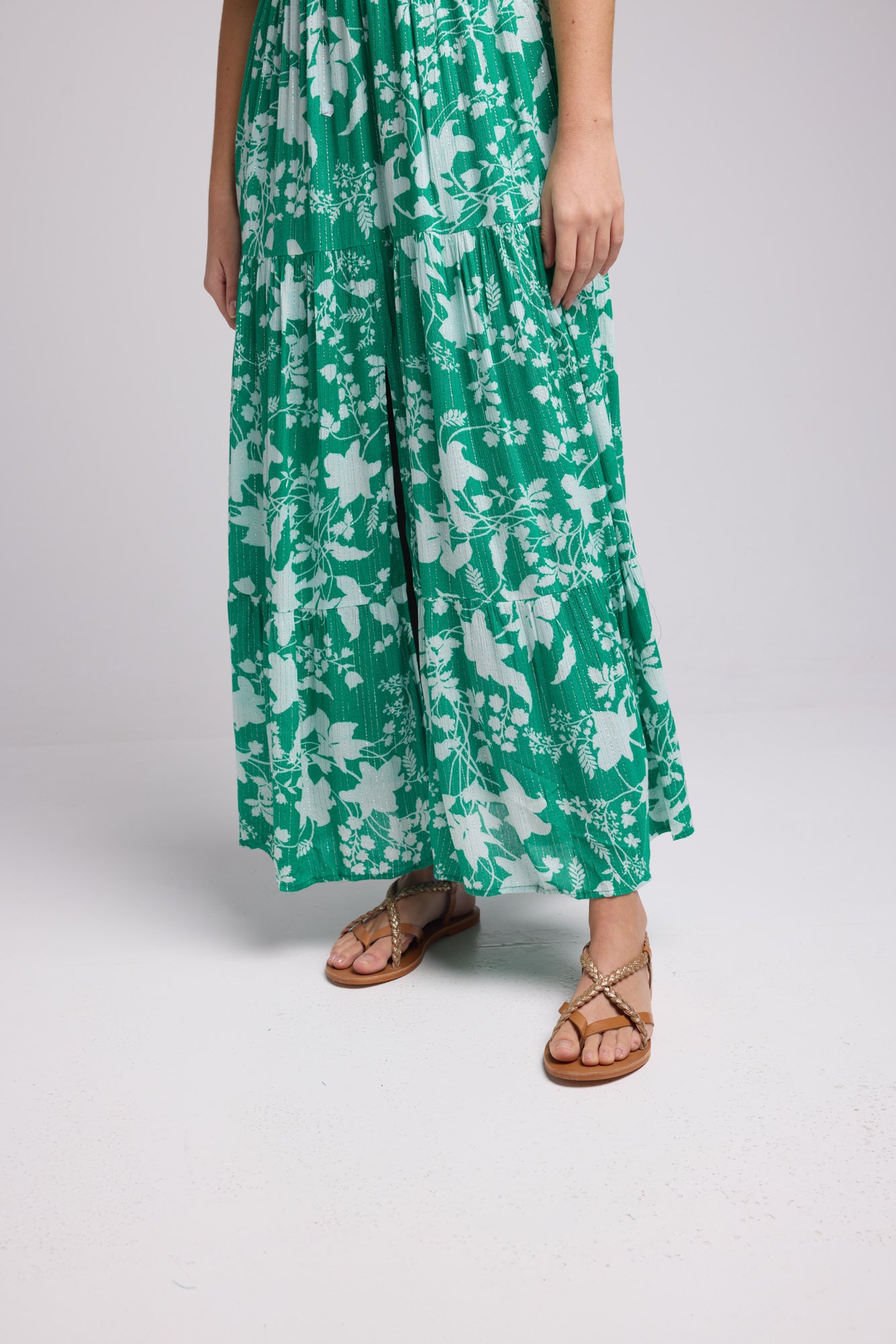 ROBE PENNY LONG/GREEN P816
