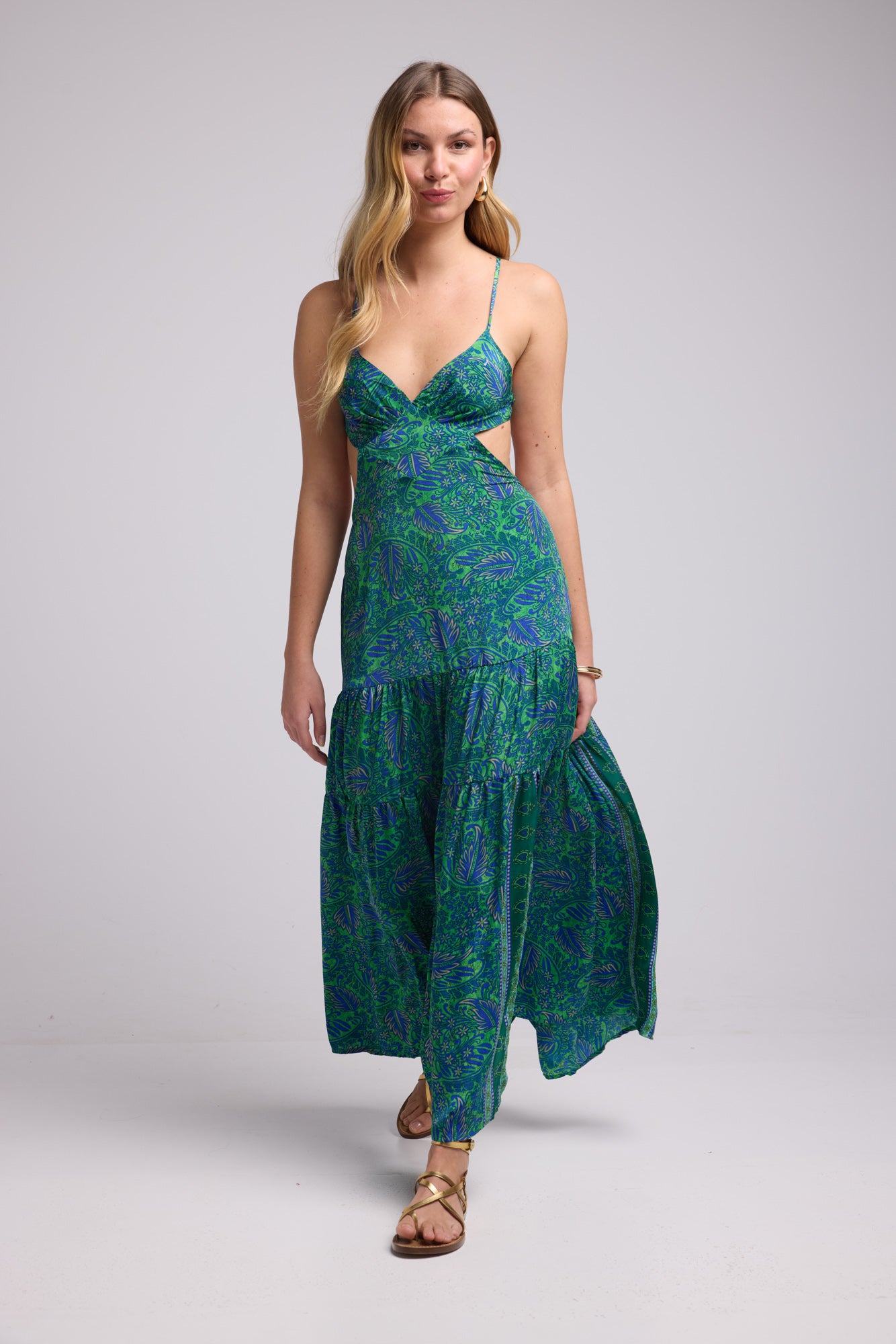 PIPA GREEN DRESS P3010