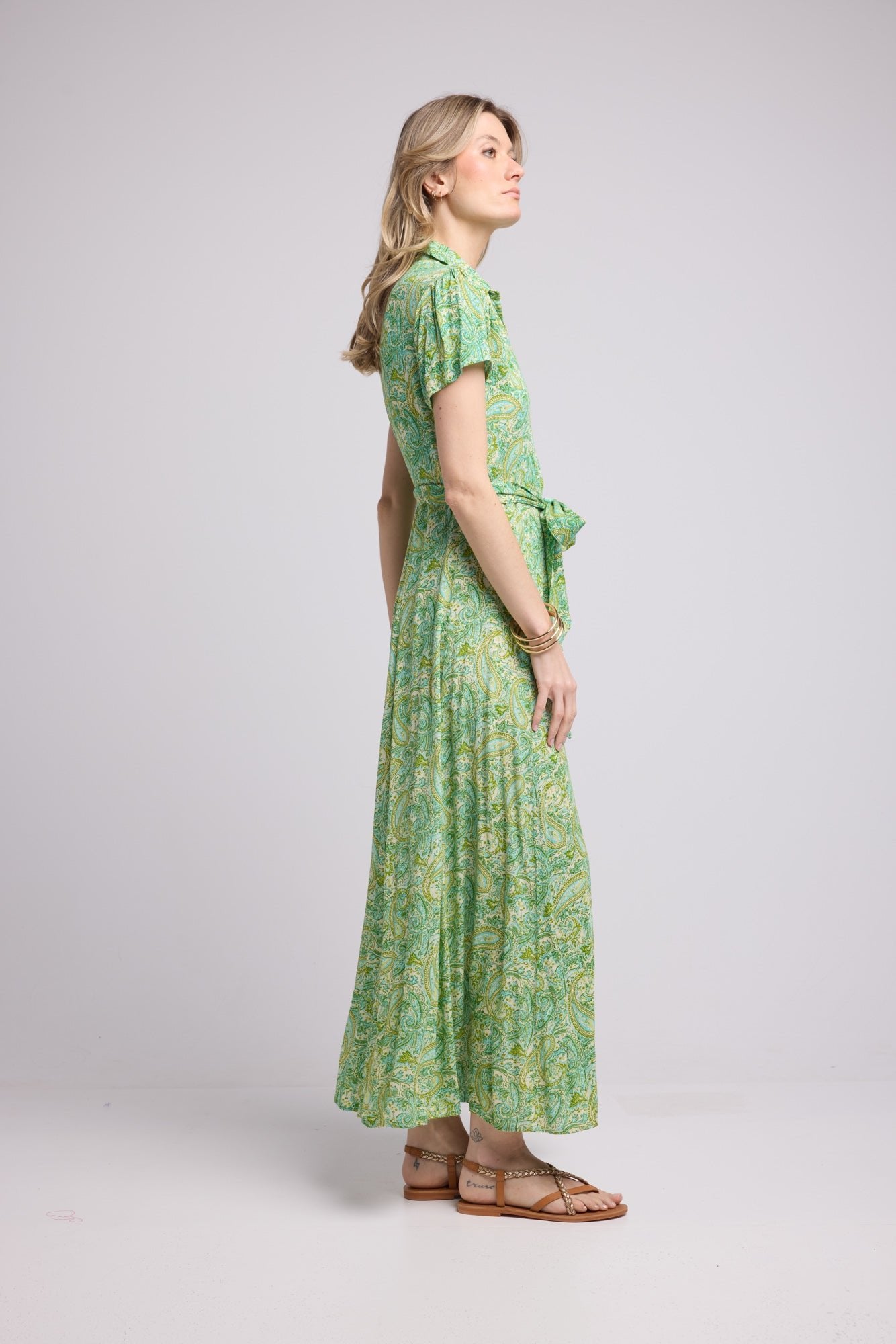 ROBE REA LONG GREEN