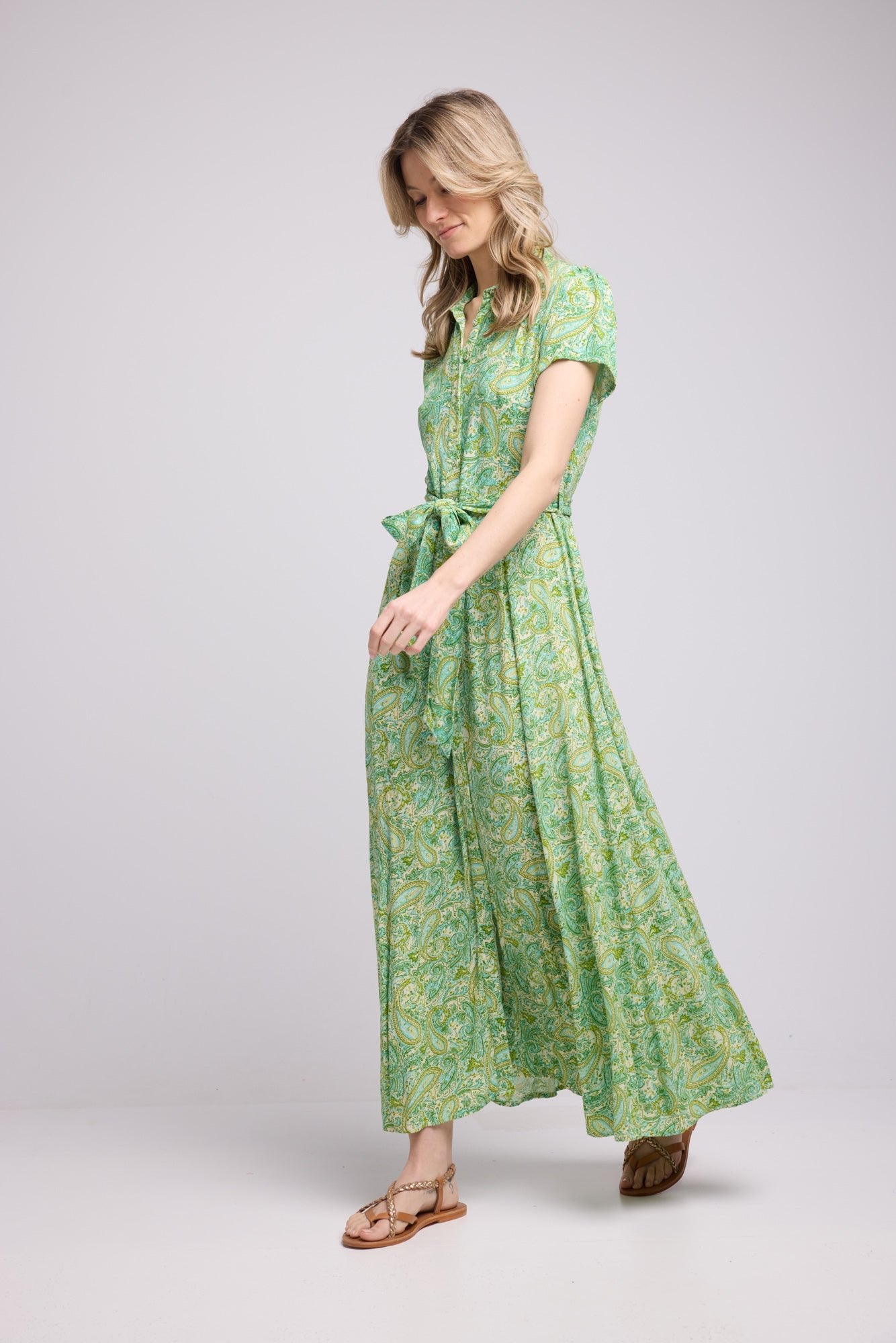 ROBE REA LONG GREEN
