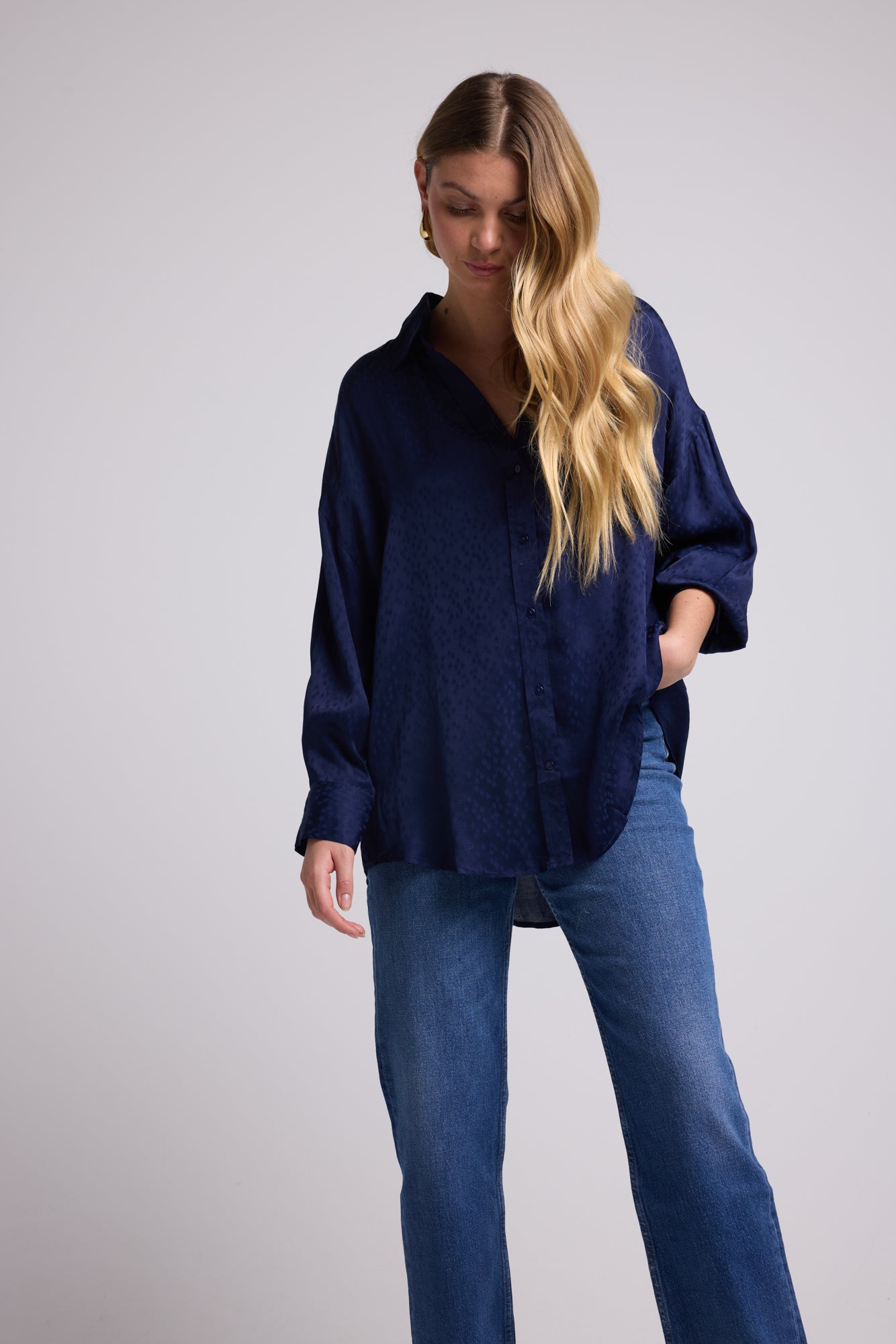 BLOUSE SAM NAVY