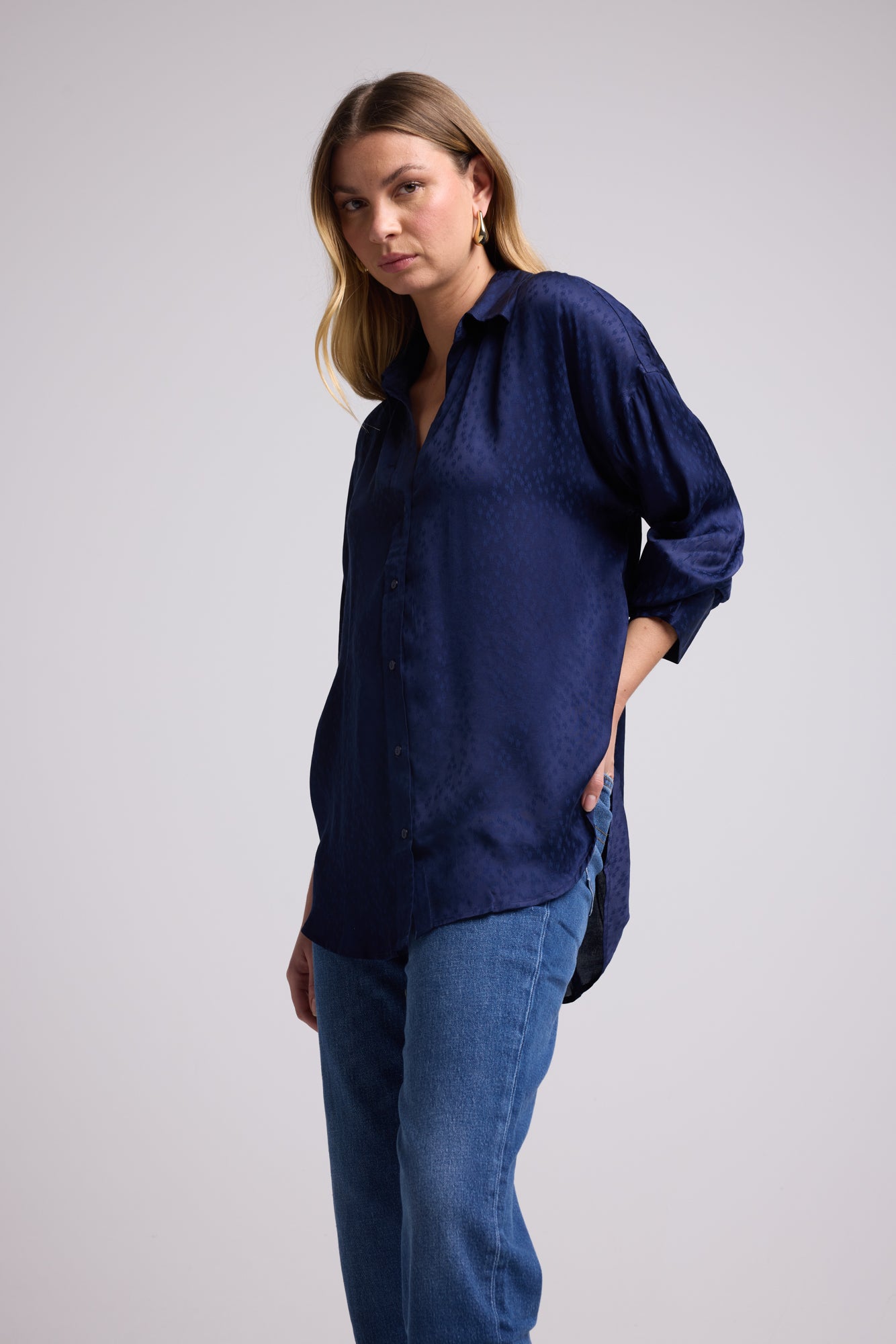BLOUSE SAM NAVY