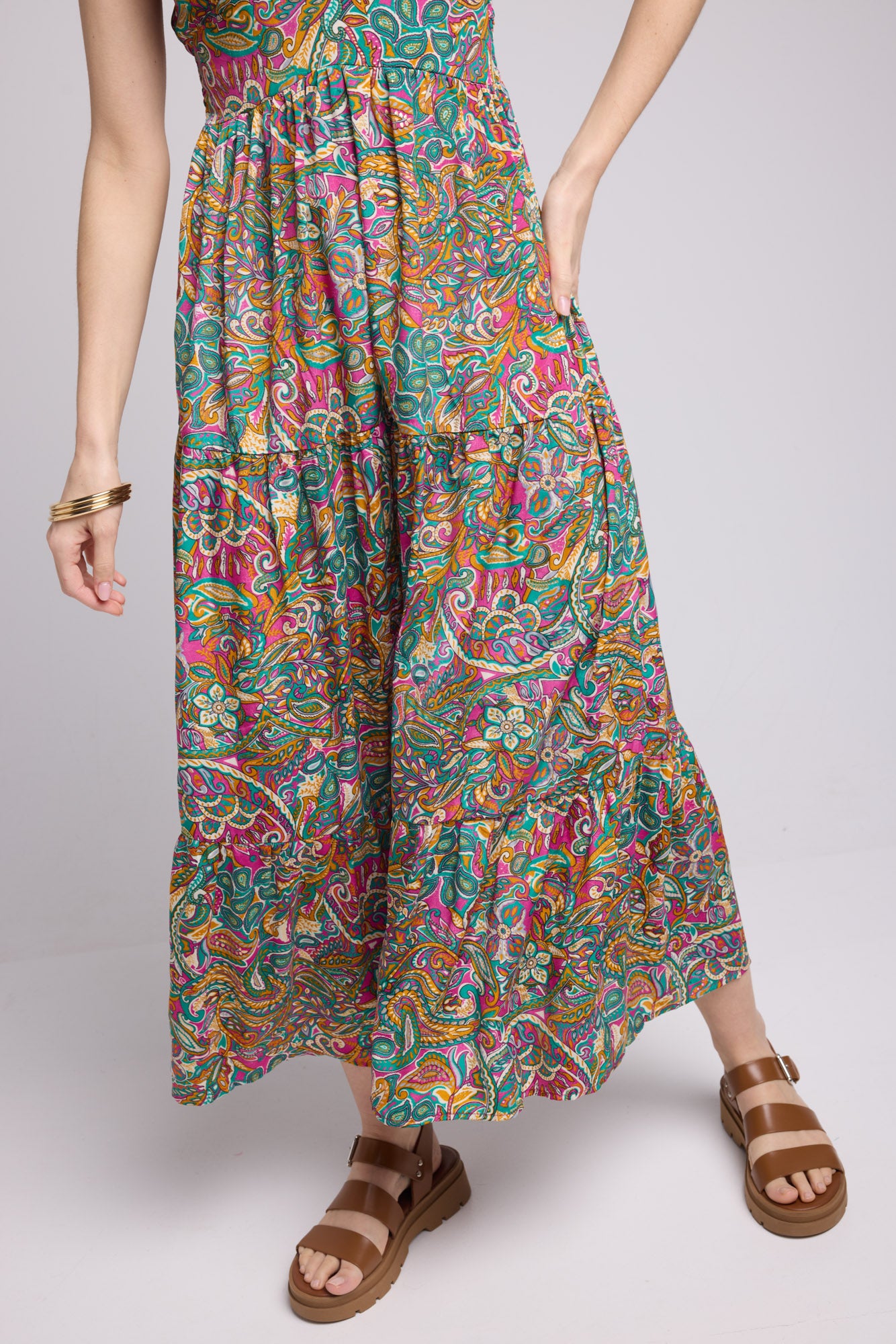 ROBE SANDY LONG GOLD P4000