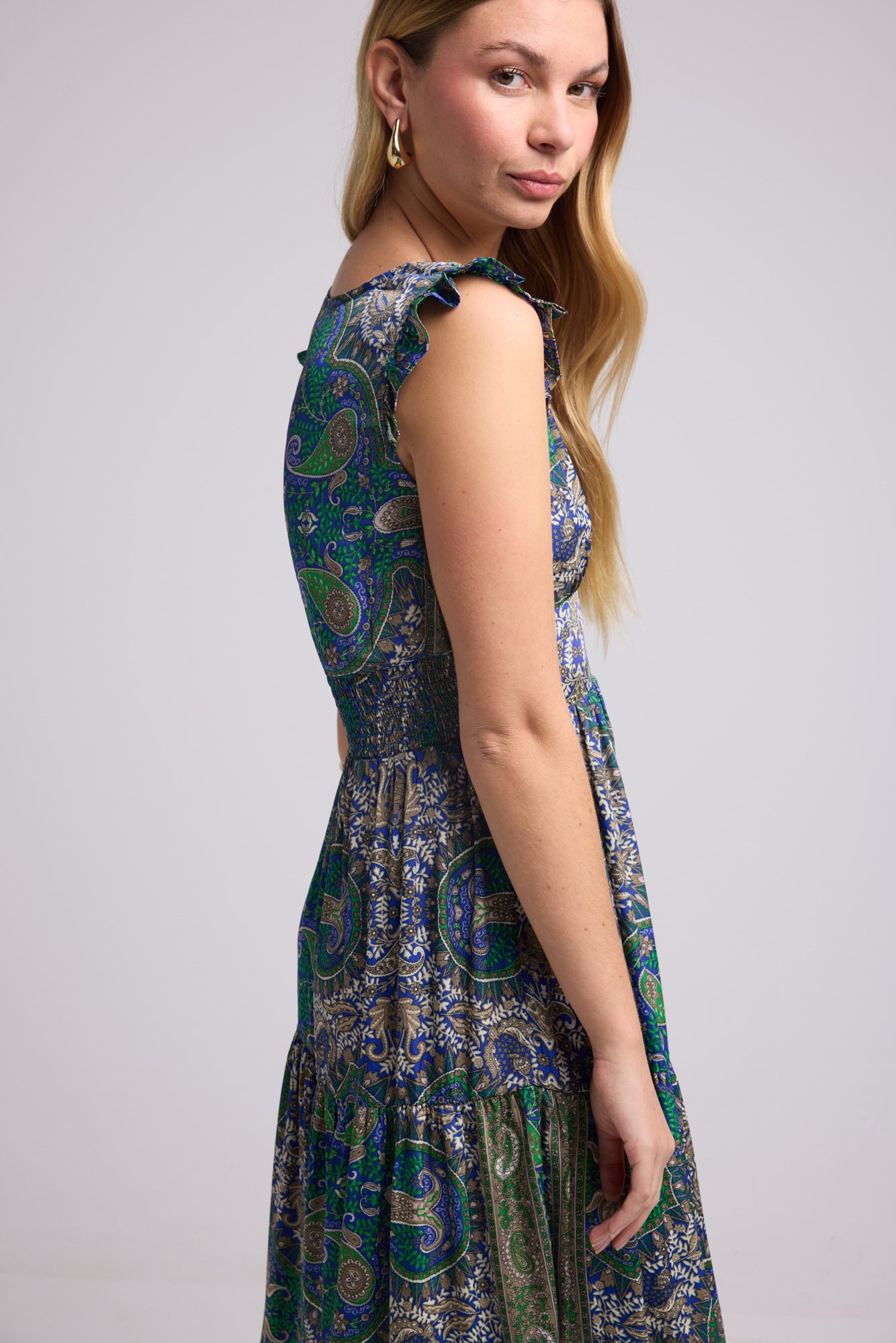 ROBE SANDY LONG GREEN P3000