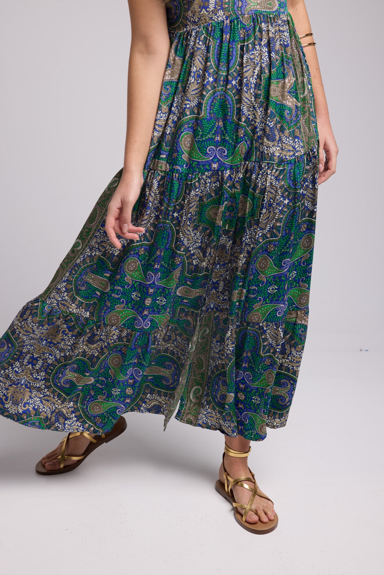 ROBE SANDY LONG GREEN P3000