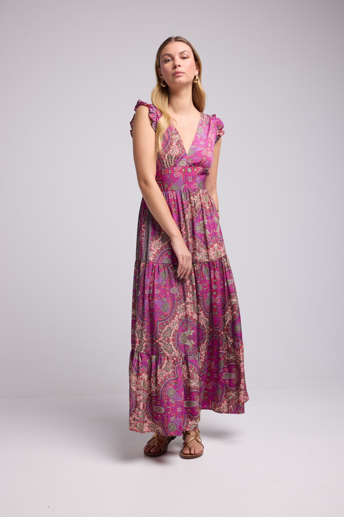 ROBE SANDY LONG PURPLE P3000