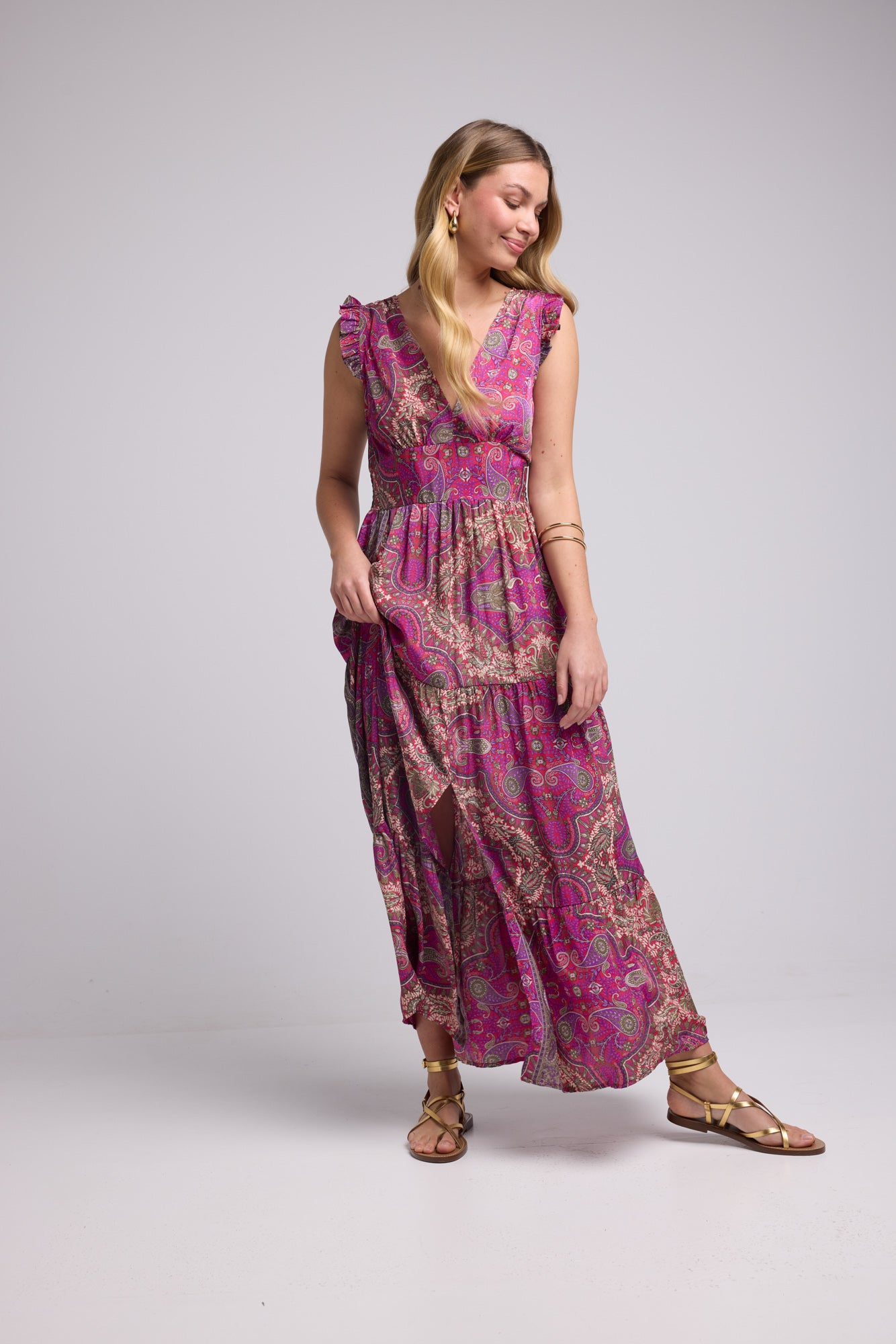 ROBE SANDY LONG PURPLE P3000