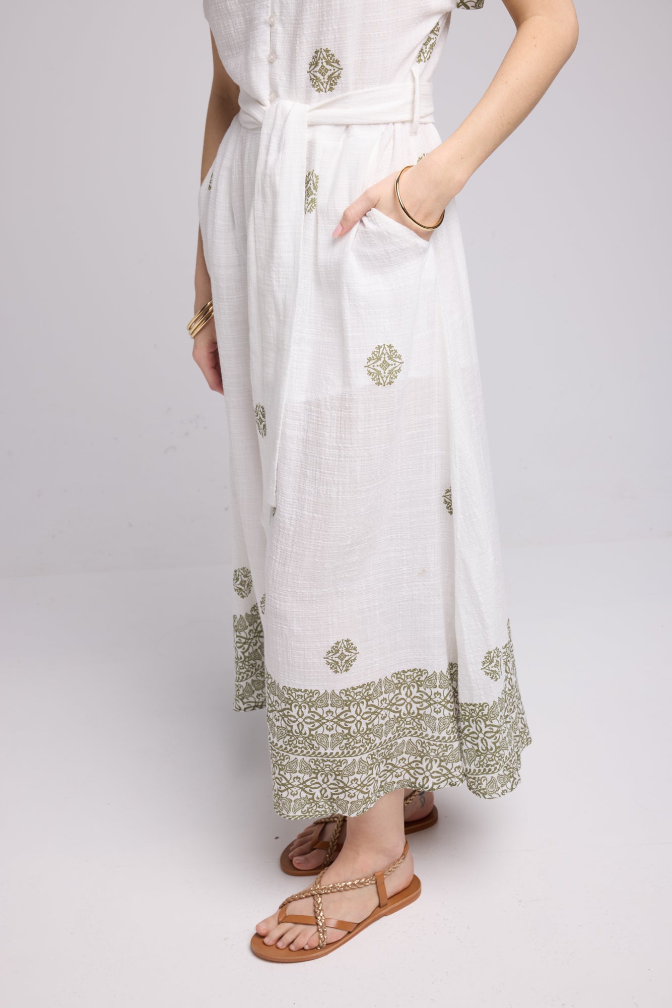 ROBE SHARON P19 KHAKI