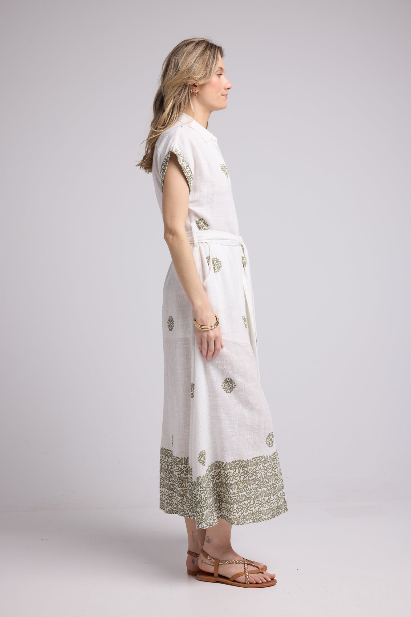 ROBE SHARON P19 KHAKI