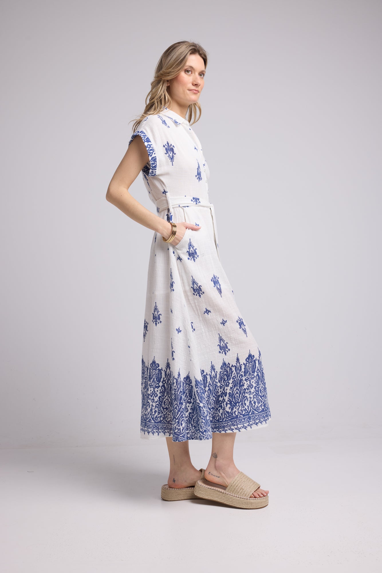 ROBE SHARON P20 NAVY