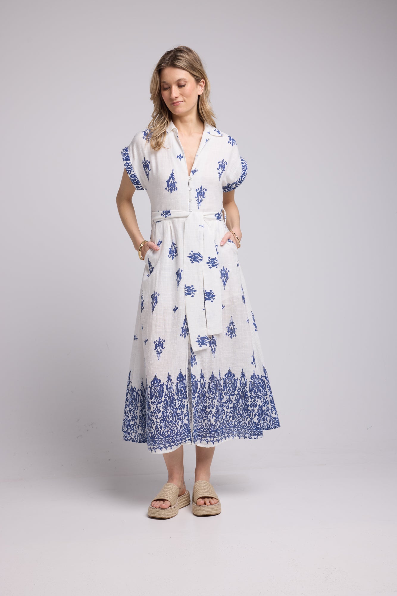 ROBE SHARON P20 NAVY