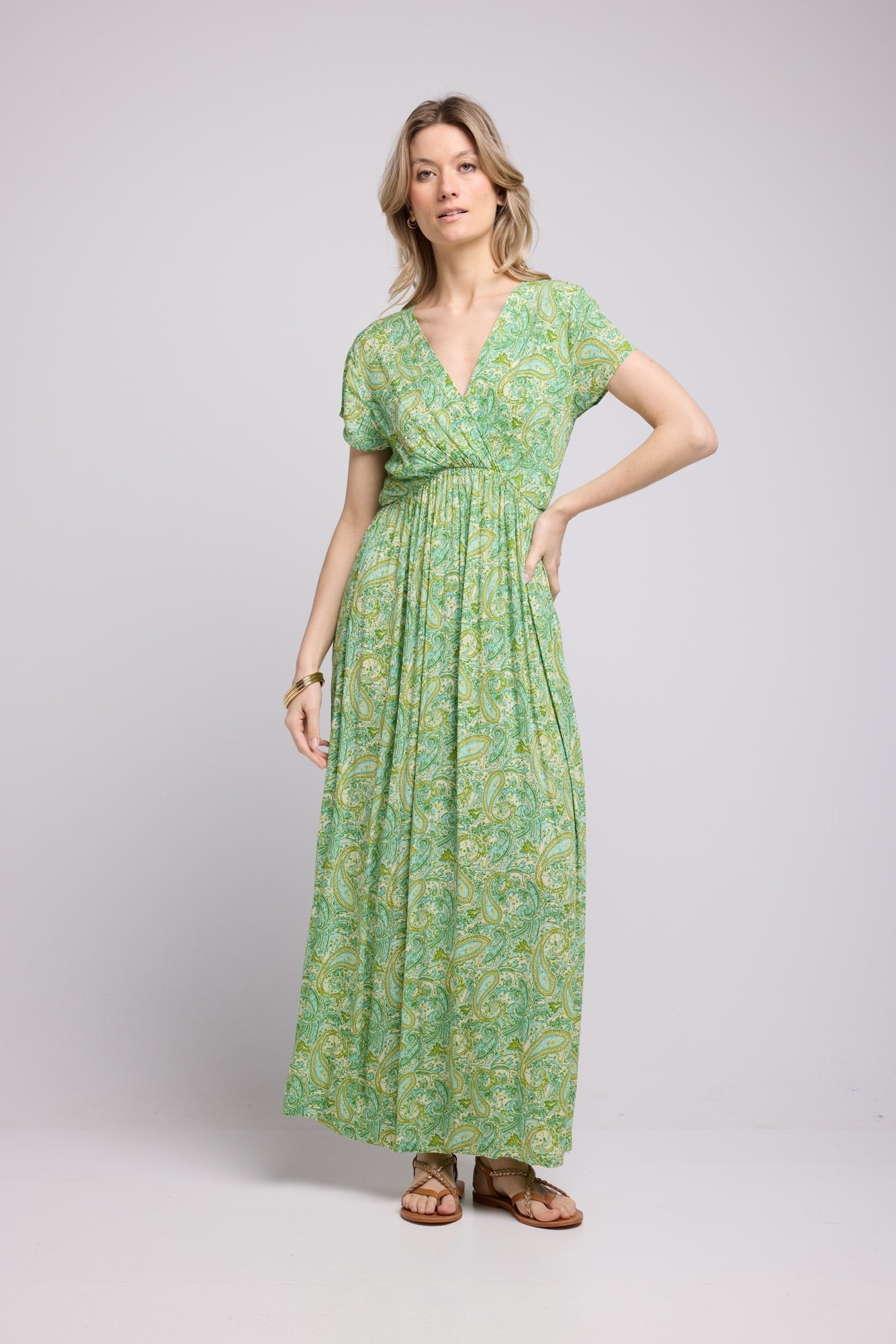 ROBE SICIA LONG/VERT