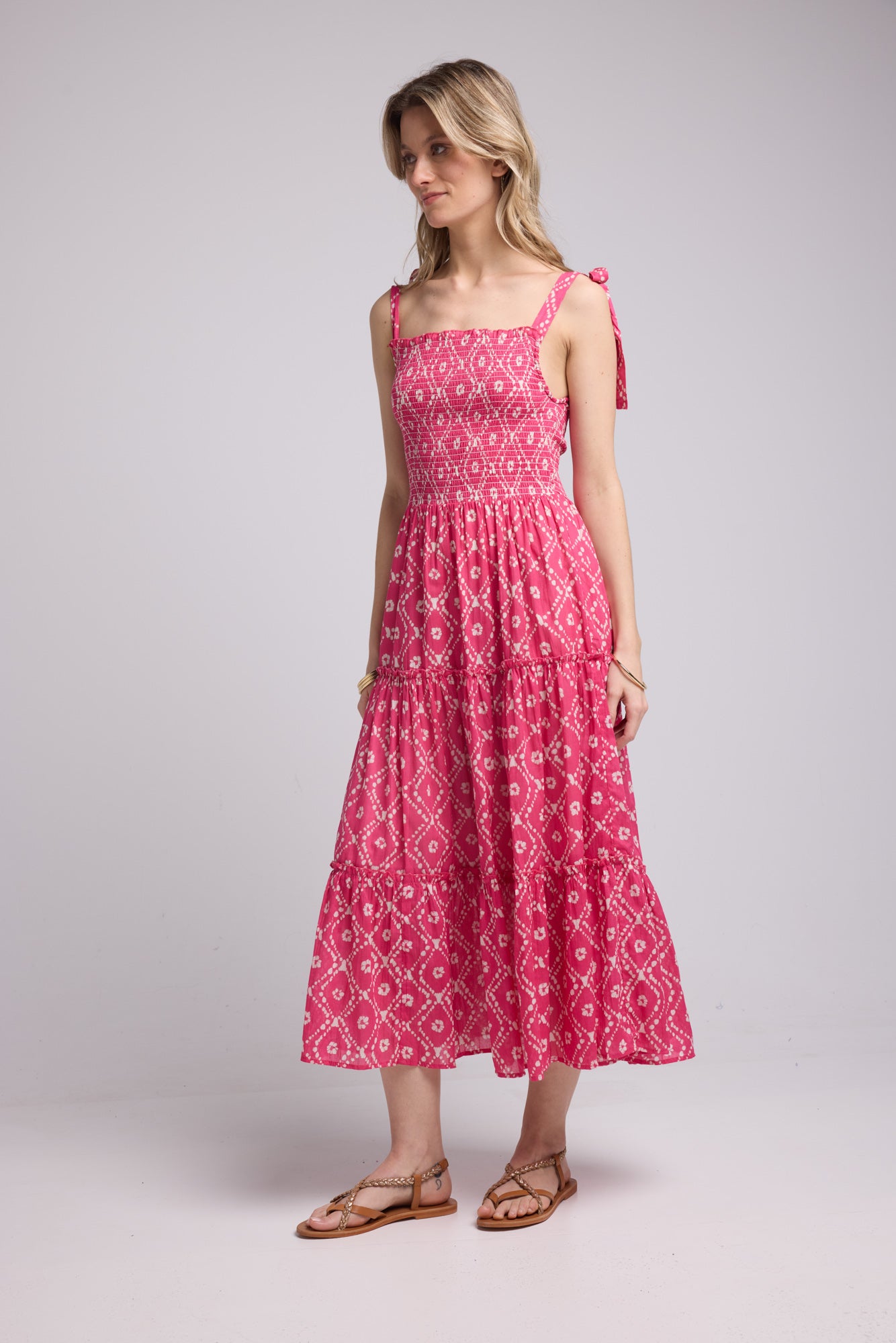 ROBE SMOKY/P2016 FUSHIA