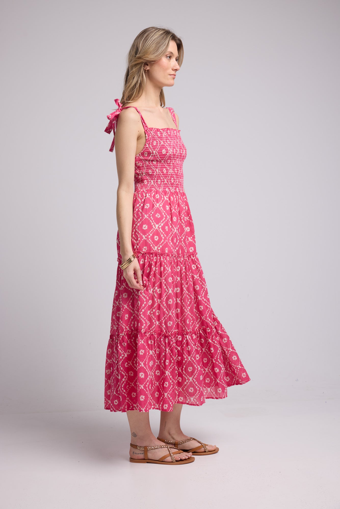 ROBE SMOKY/P2016 FUSHIA