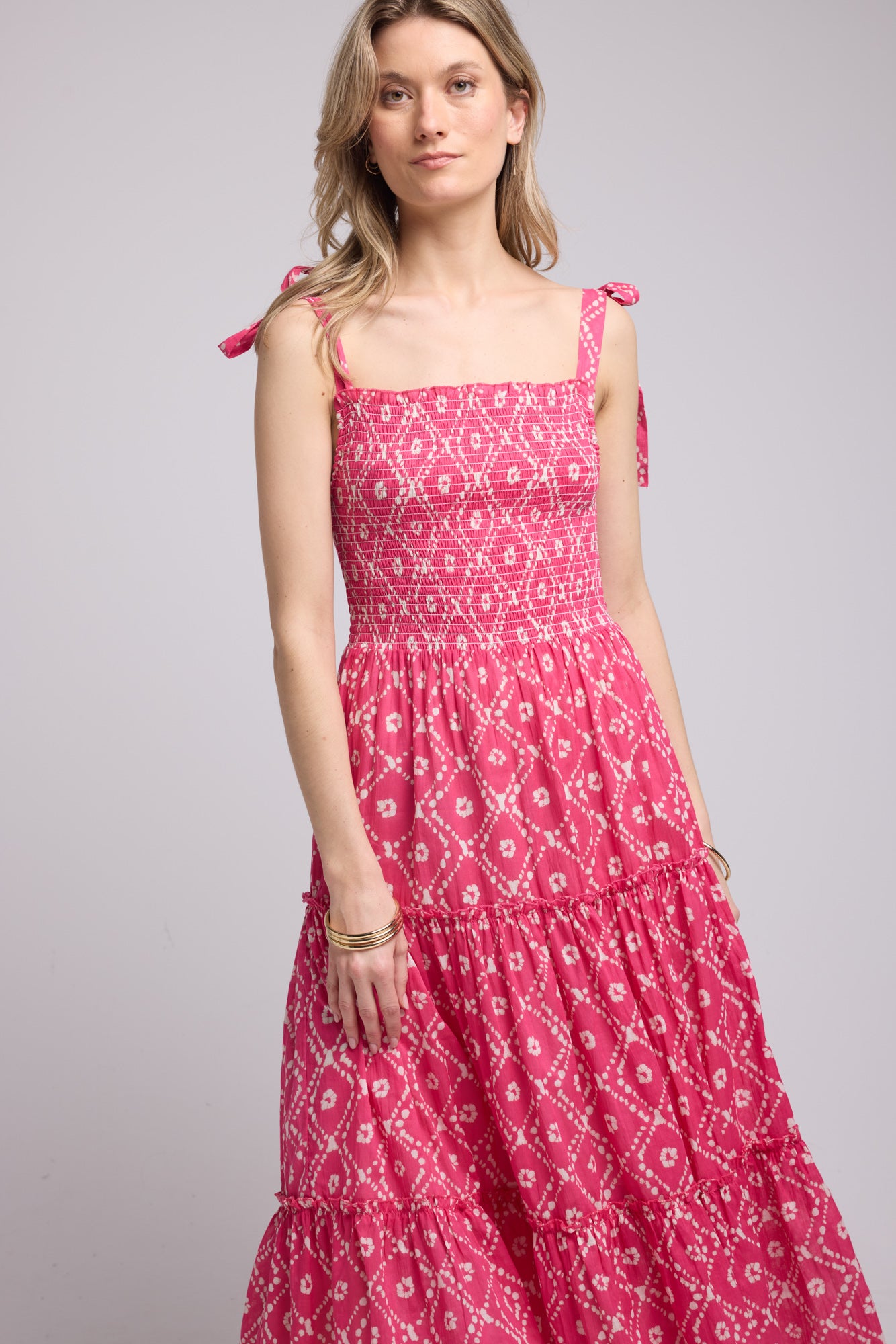 ROBE SMOKY/P2016 FUSHIA