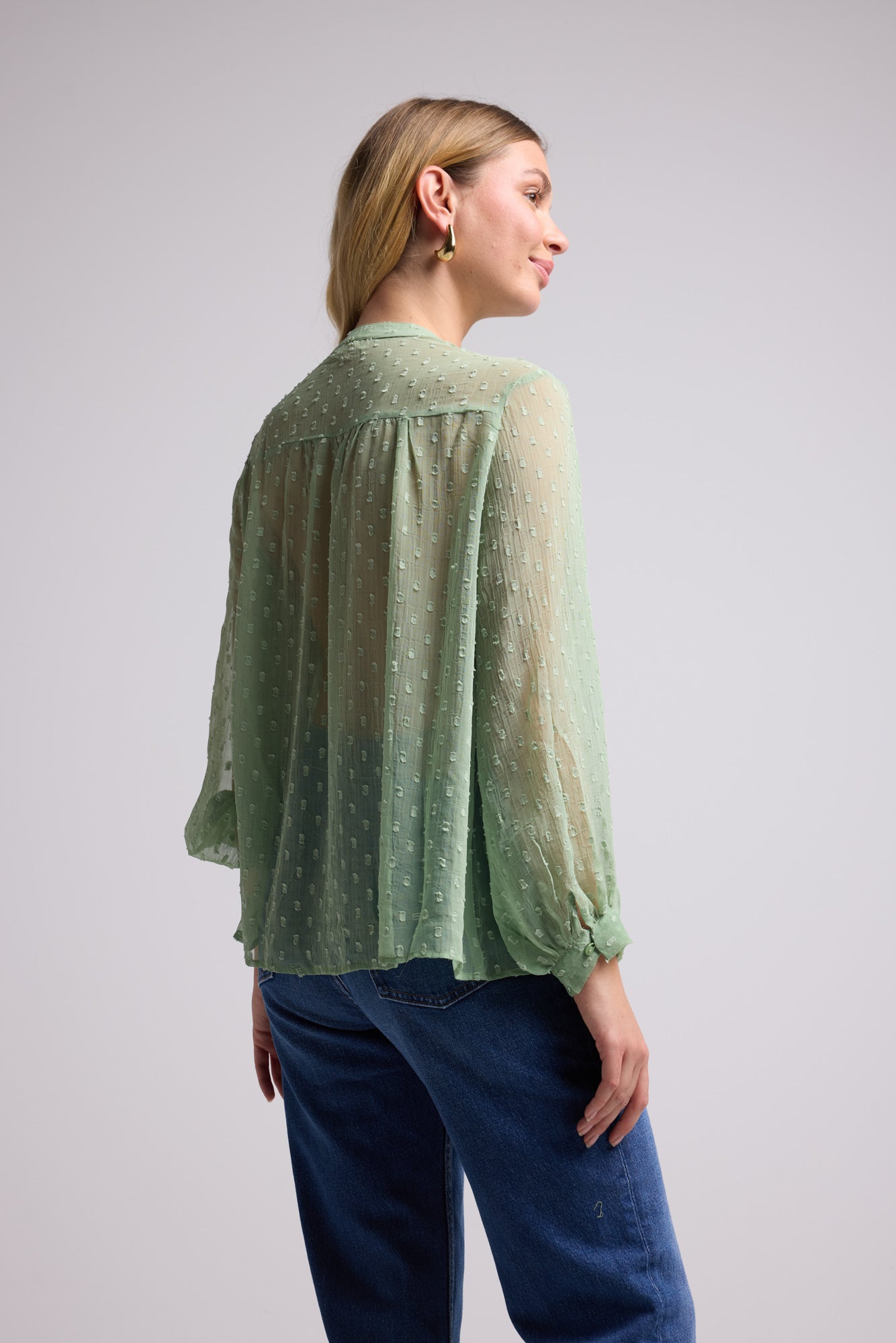 STONE KHAKI BLOUSE