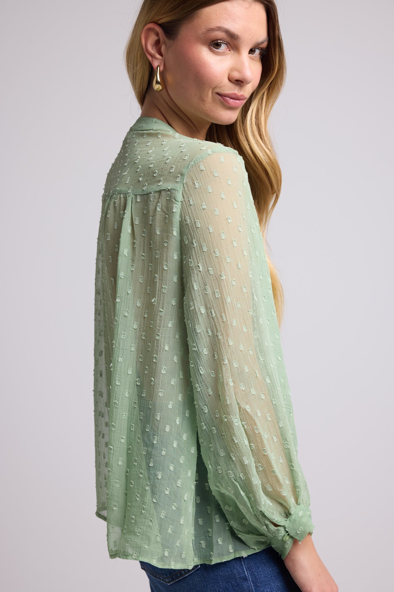 STONE KHAKI BLOUSE